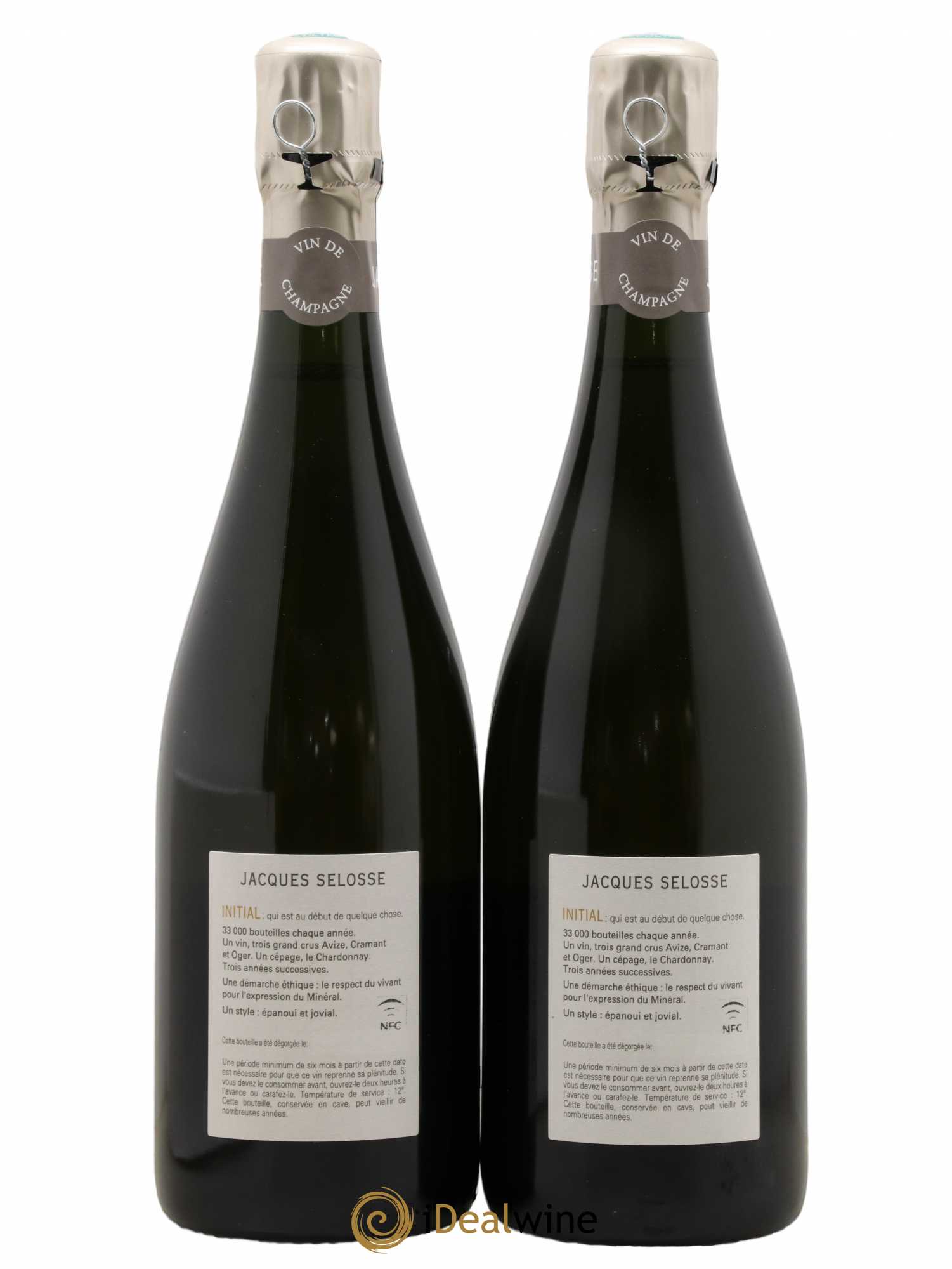 Initial Brut Jacques Selosse - Lot de 2 bouteilles - 1