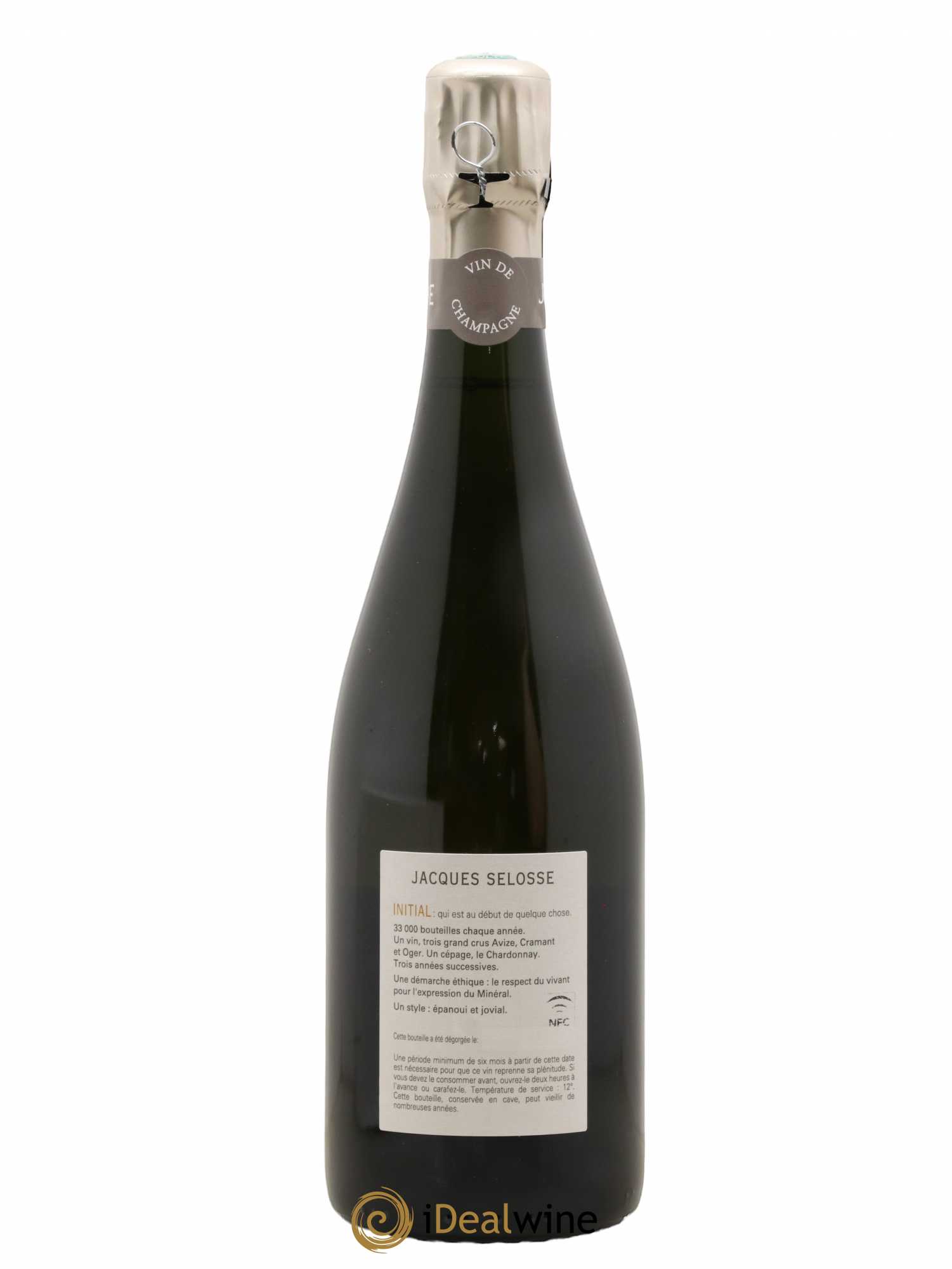 Initial Brut Jacques Selosse - Lot de 1 bouteille - 1