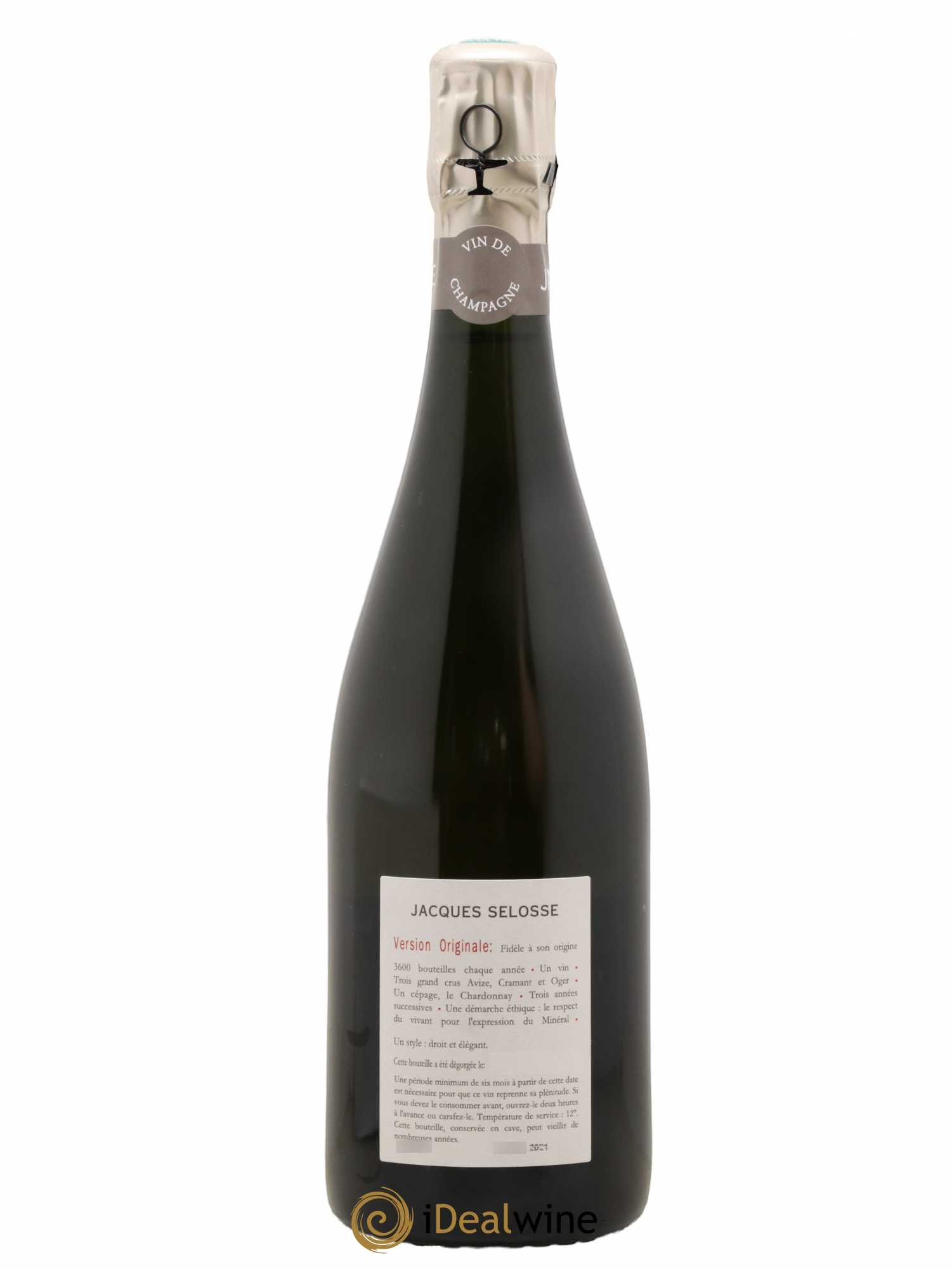 Version Originale Jacques Selosse - Lot de 1 bouteille - 1