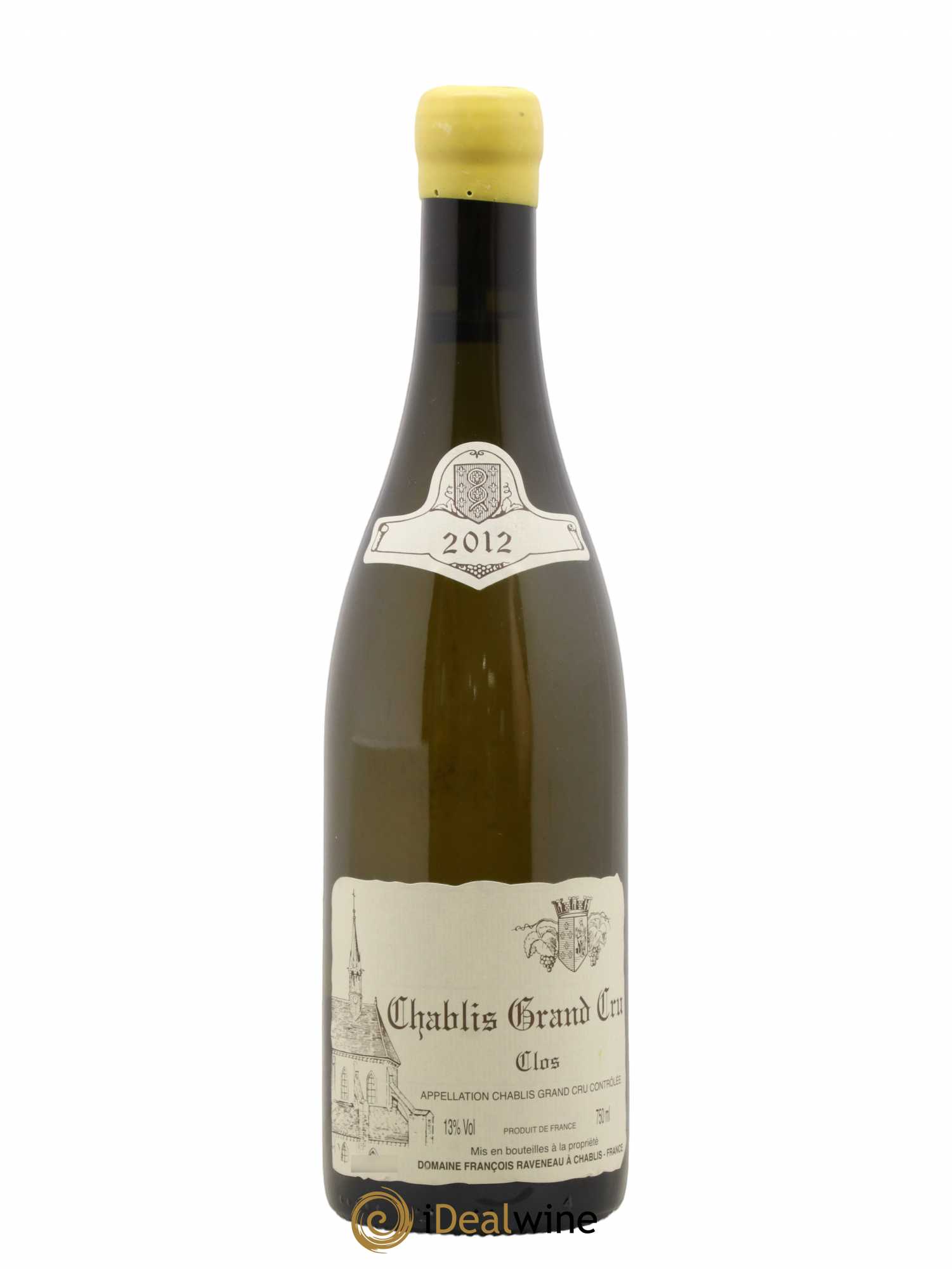 Chablis Grand Cru Clos Raveneau (Domaine) 2012 - Lot de 1 bouteille - 0