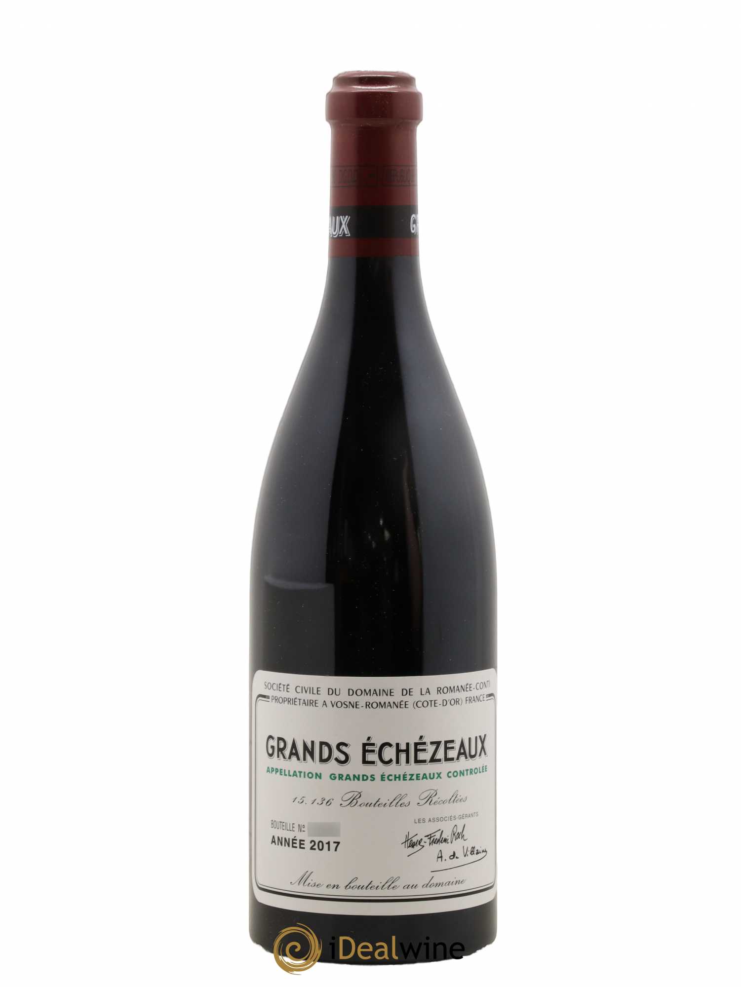 Grands-Echezeaux Grand Cru Domaine de la Romanée-Conti 2017 - Lot de 1 bouteille - 0