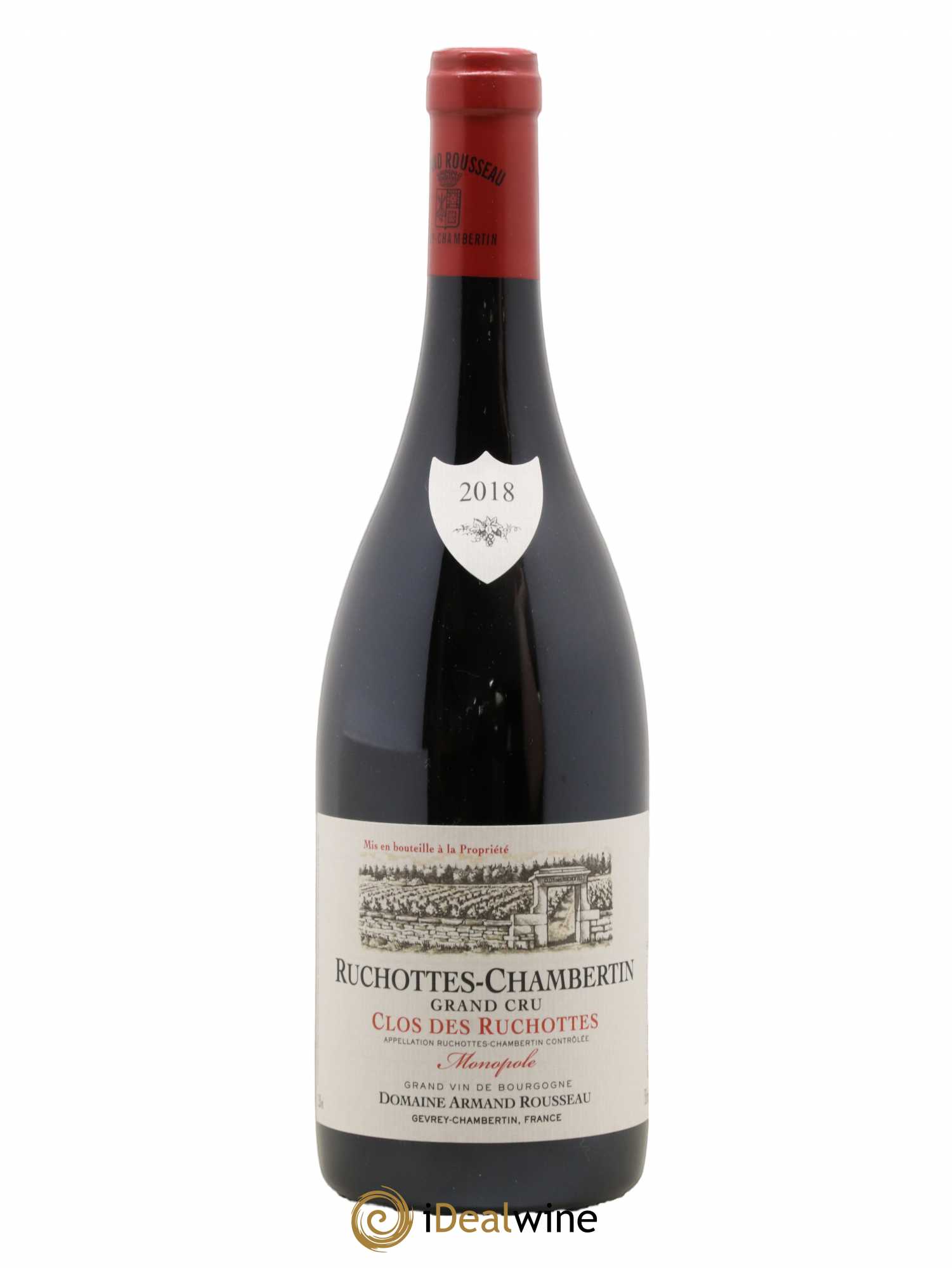 Ruchottes-Chambertin Grand Cru Clos des Ruchottes Armand Rousseau (Domaine) 2018 - Lot of 1 bottle - 0
