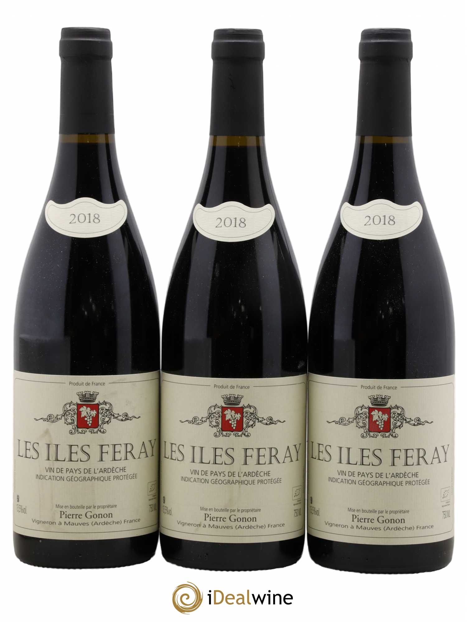 Ardèche Les Iles Feray Gonon (Domaine) 2018 - Lot de 3 bouteilles - 0