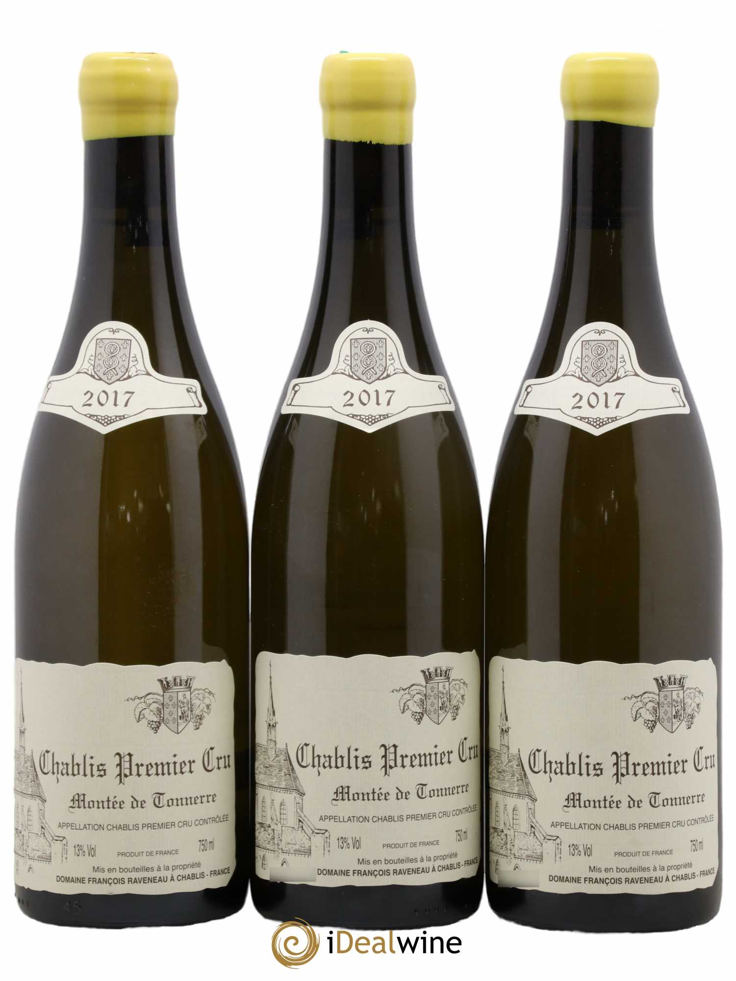 Chablis 1er Cru Montée de Tonnerre Raveneau (Domaine) 2017 - Lot de 3 bouteilles - 0