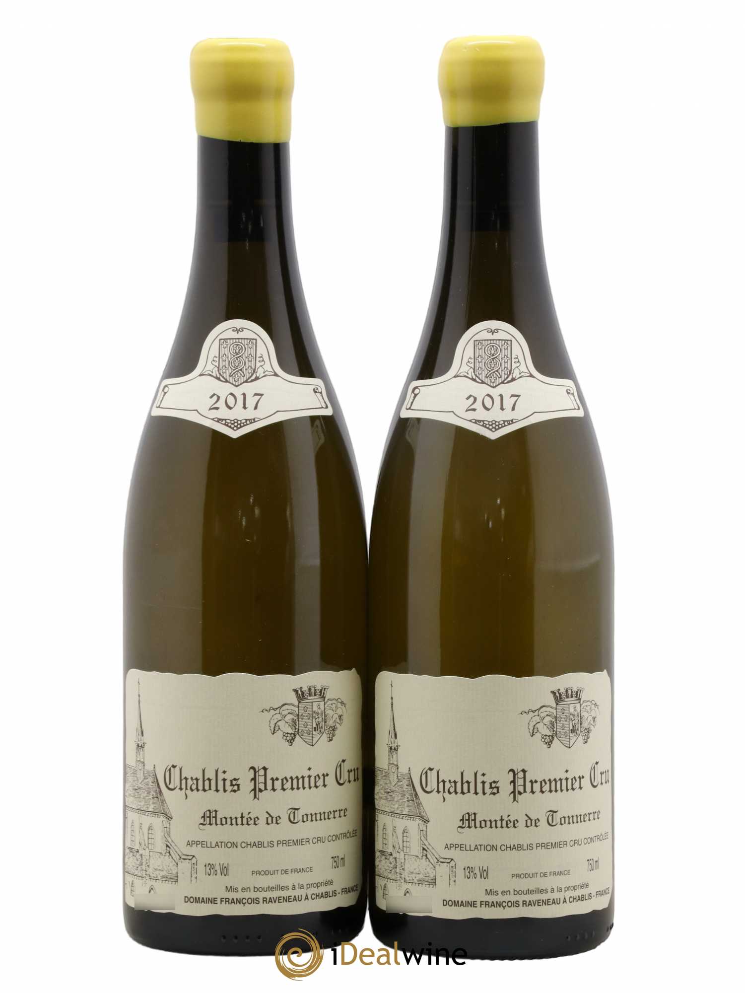 Chablis 1er Cru Montée de Tonnerre Raveneau (Domaine) 2017 - Lot de 2 bouteilles - 0