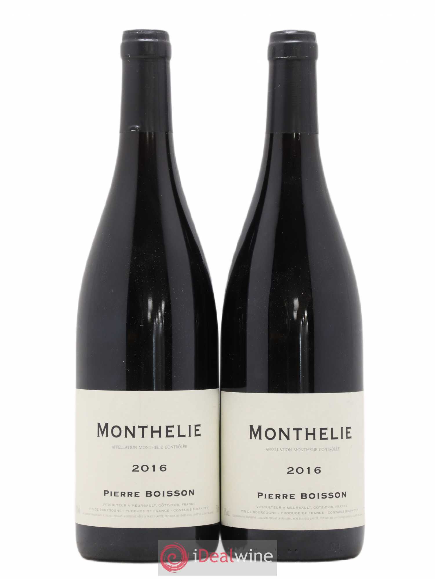 Monthélie Pierre Boisson (Domaine) 2016 - Lot de 2 bouteilles - 0