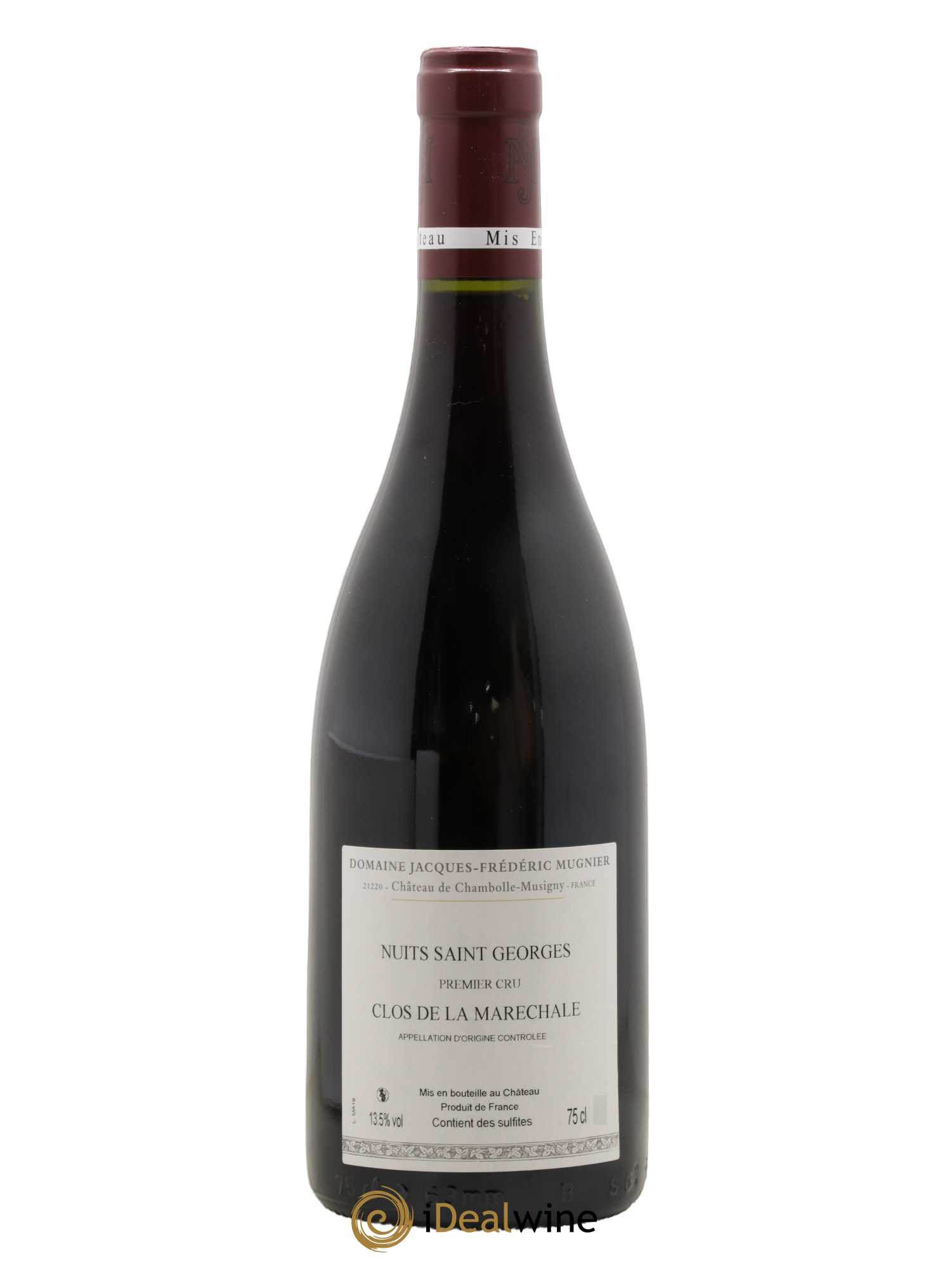 Nuits-Saint-Georges 1er Cru Clos de La Maréchale Jacques-Frédéric Mugnier 2019 - Lot de 1 bouteille - 1