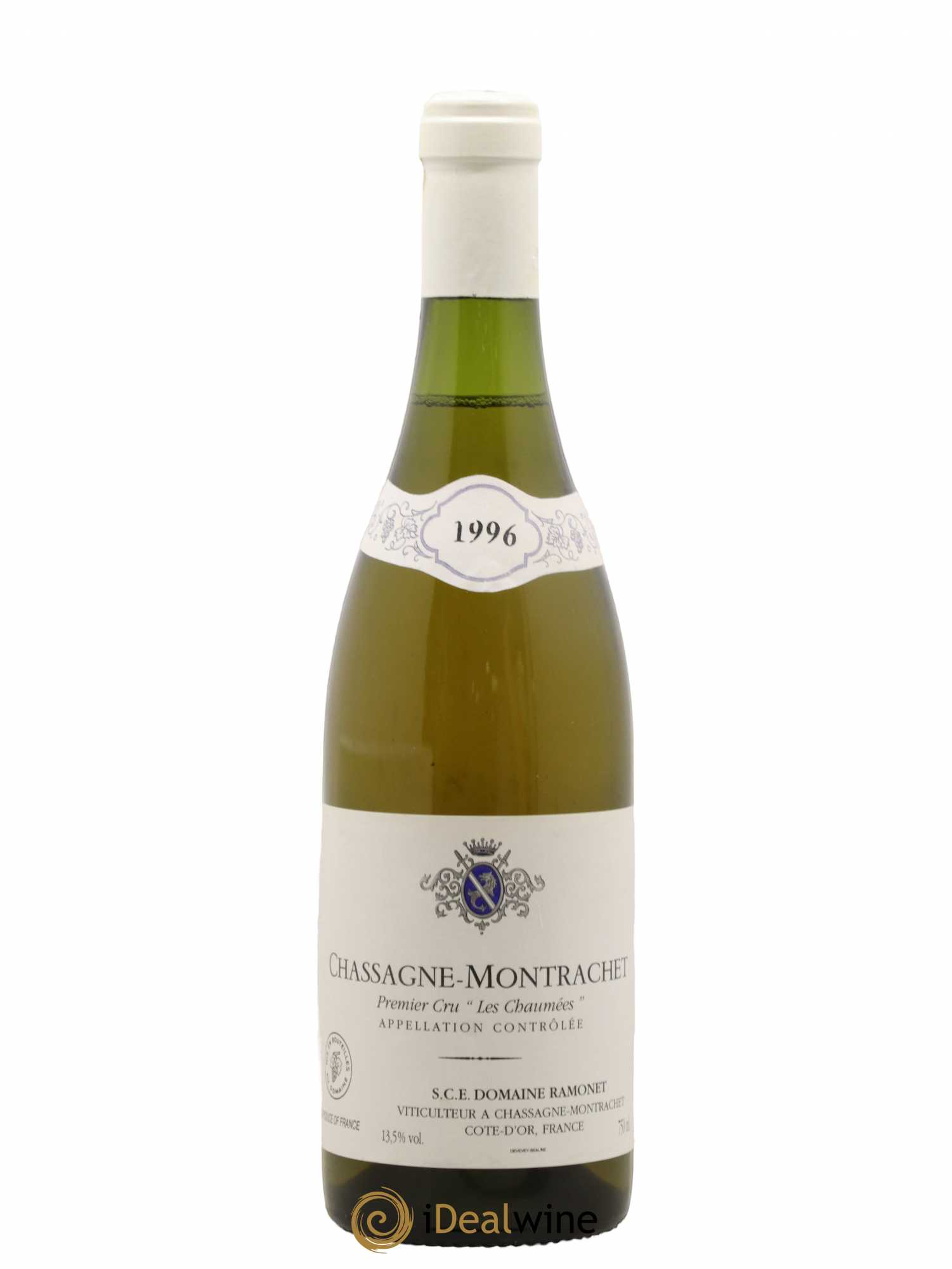 Chassagne-Montrachet 1er Cru Les Chaumées Ramonet (Domaine) 1996 - Posten von 1 Flasche - 0