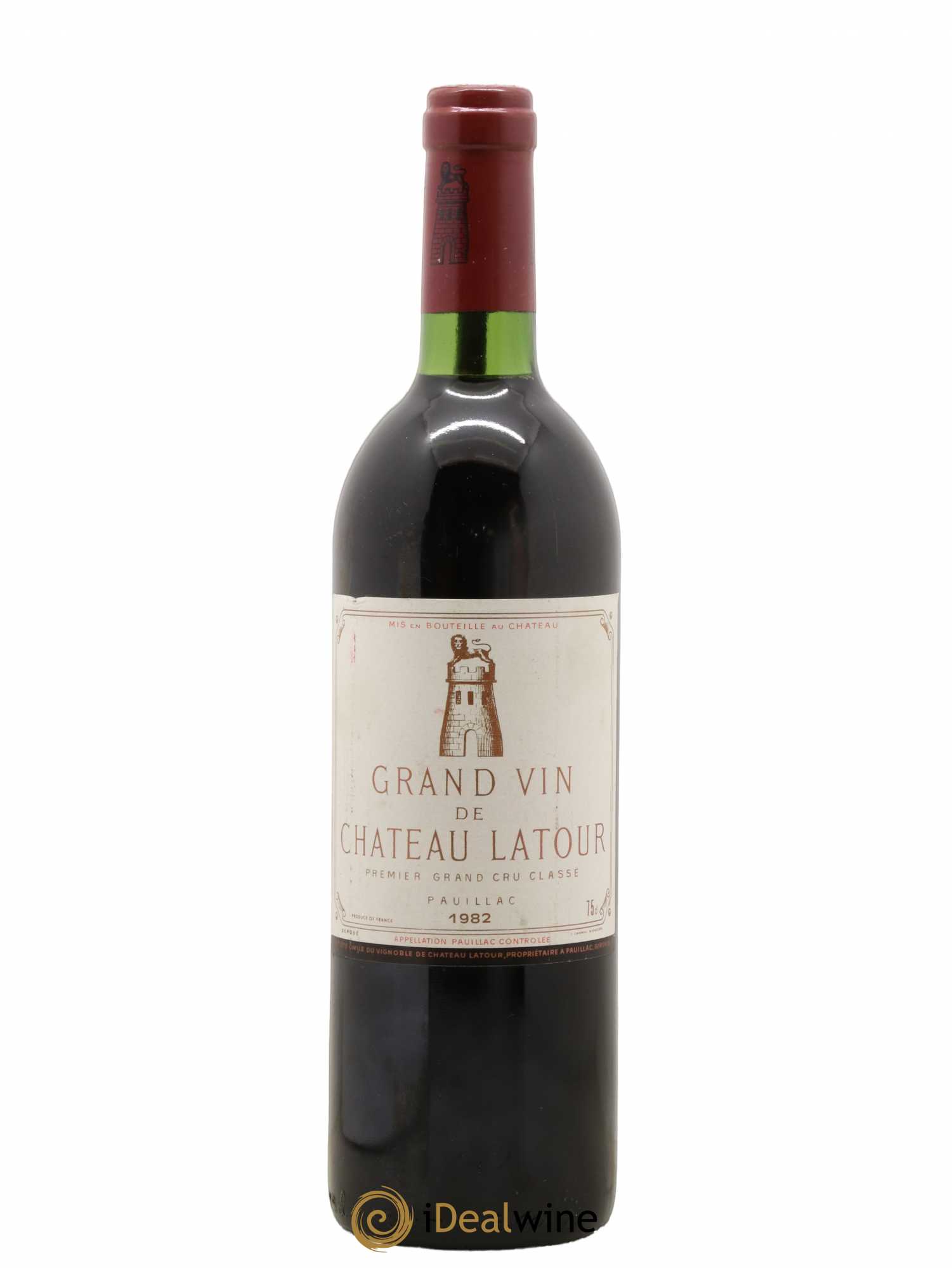 Château Latour 1er Grand Cru Classé 1982 - Lot de 1 bouteille - 0