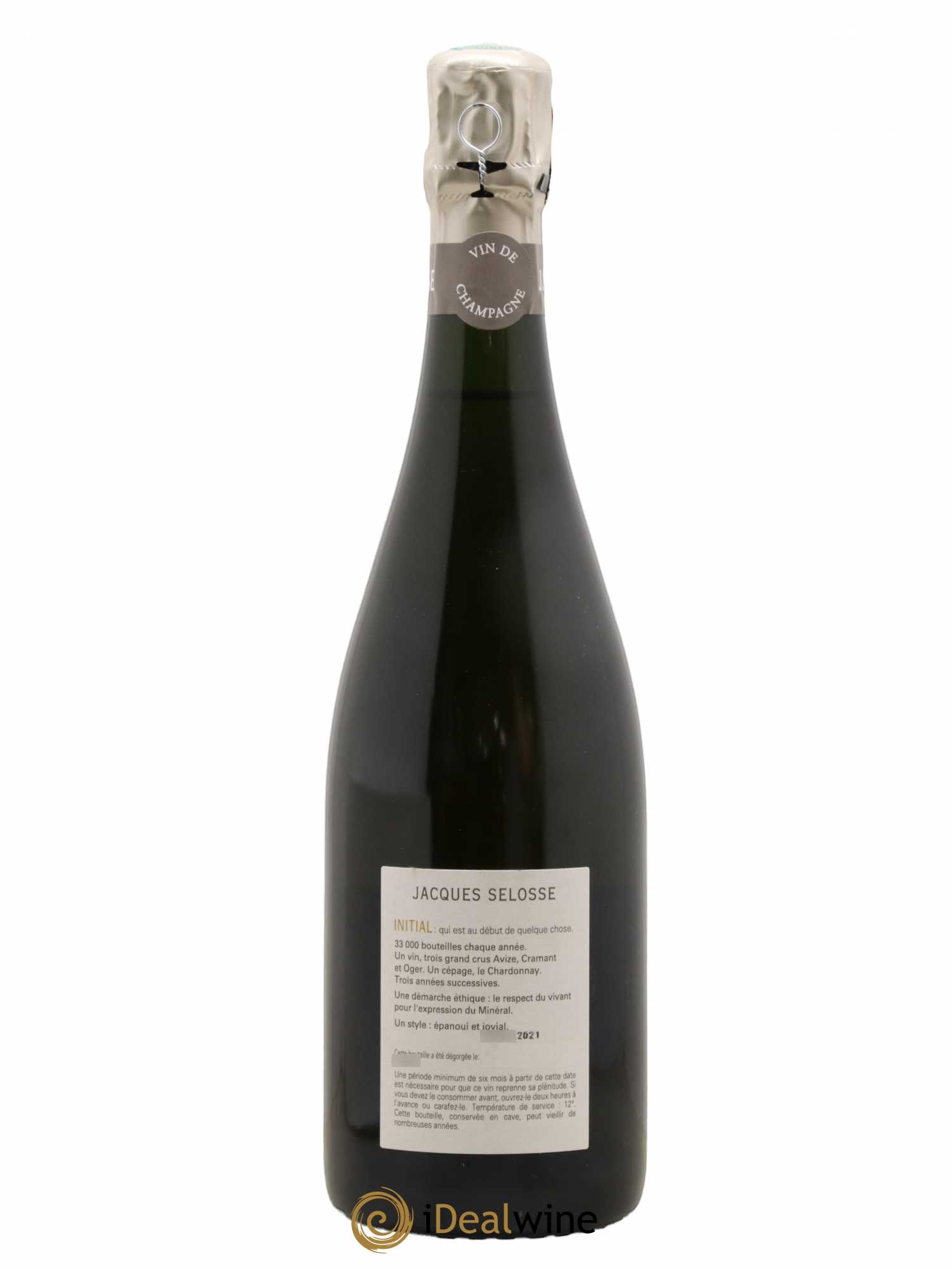 Initial Brut Jacques Selosse - Lot de 1 bouteille - 1