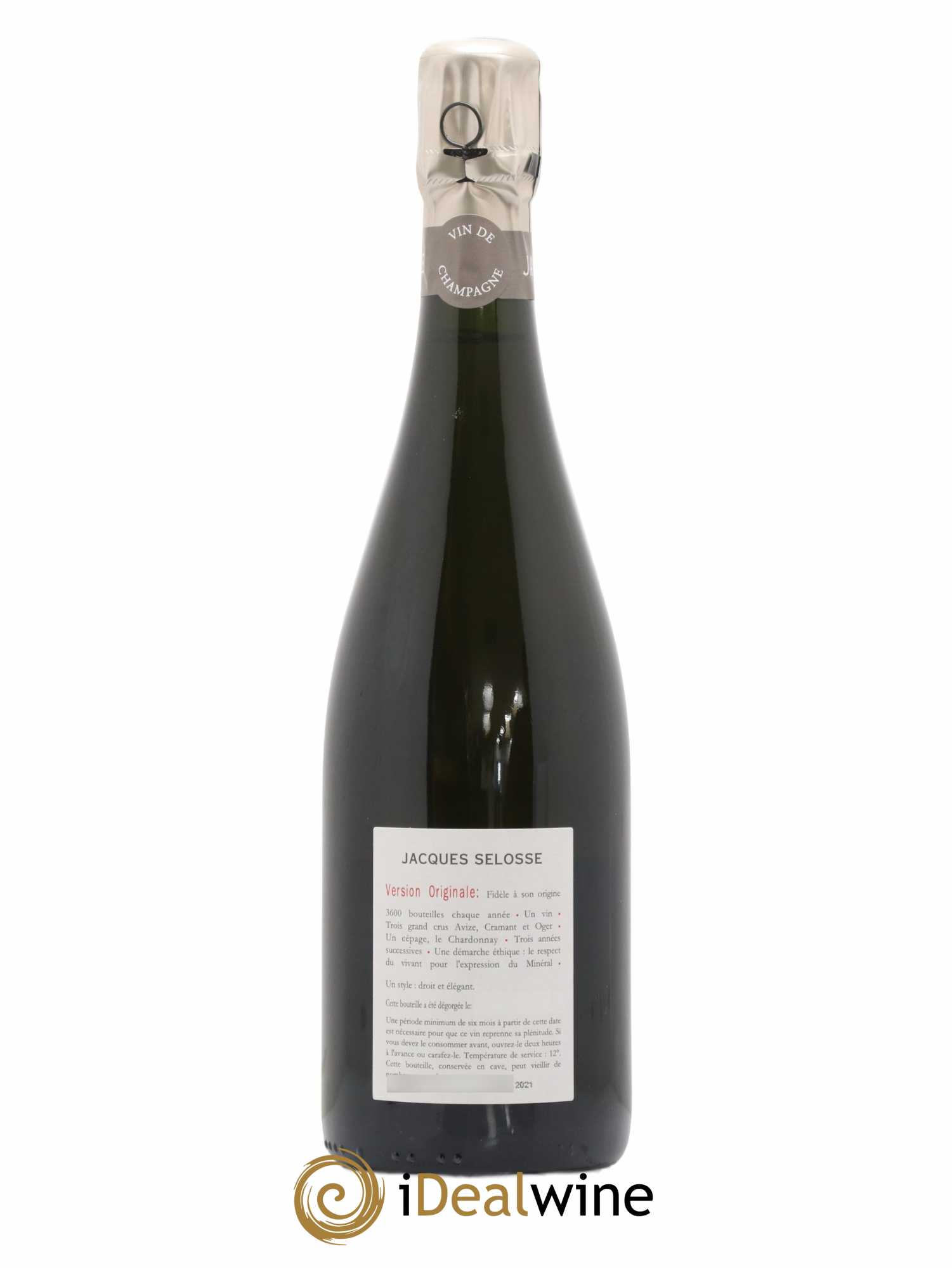 Version Originale Jacques Selosse - Lot de 1 bouteille - 1