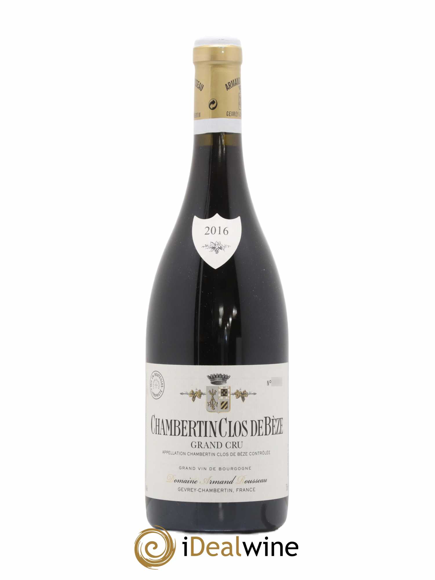 Chambertin Clos de Bèze Grand Cru Armand Rousseau (Domaine) 2016 - Lot de 1 bouteille - 0
