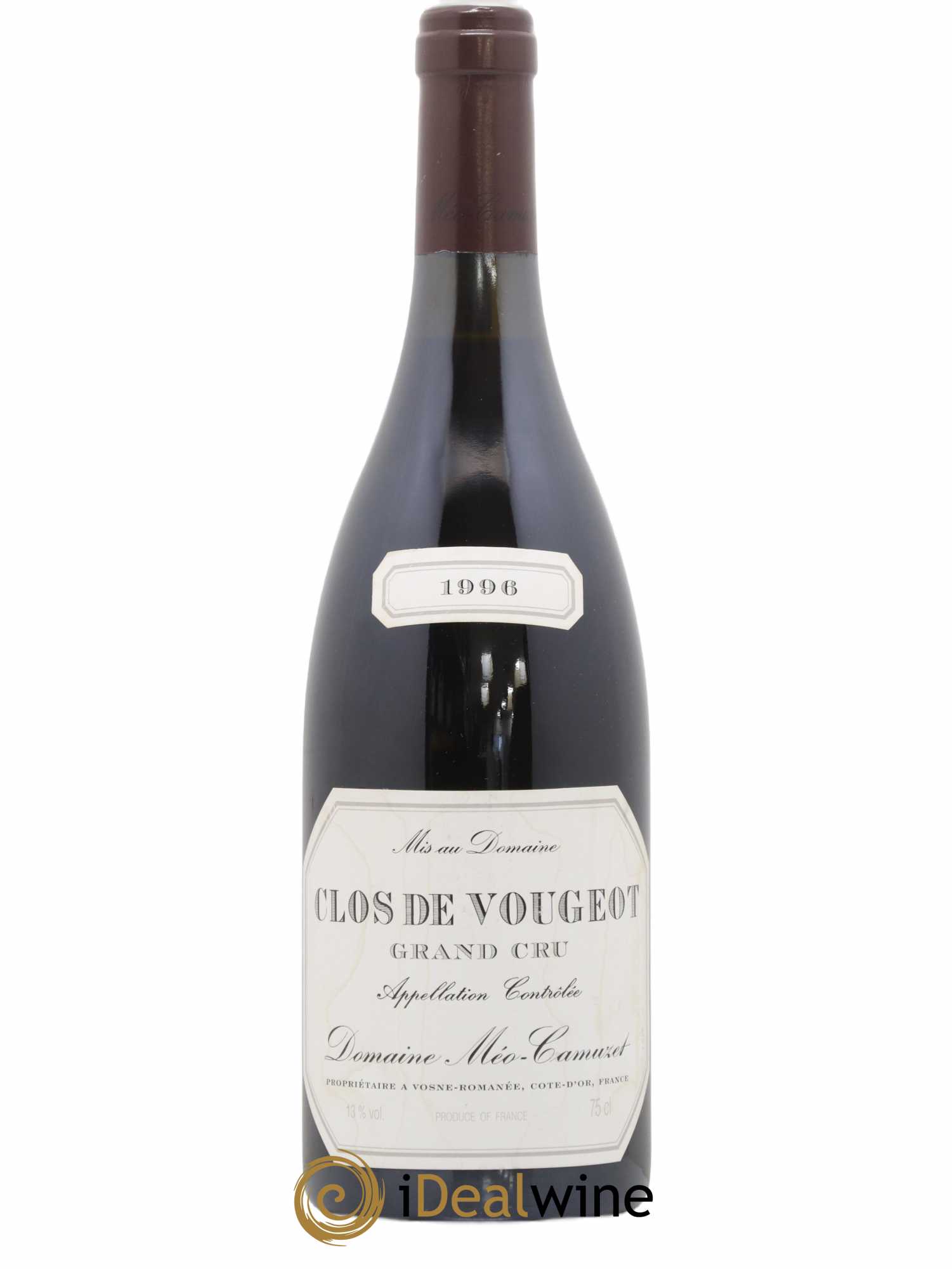 Clos de Vougeot Grand Cru Méo-Camuzet (Domaine) 1996 - Lotto di 1 bottiglia - 0