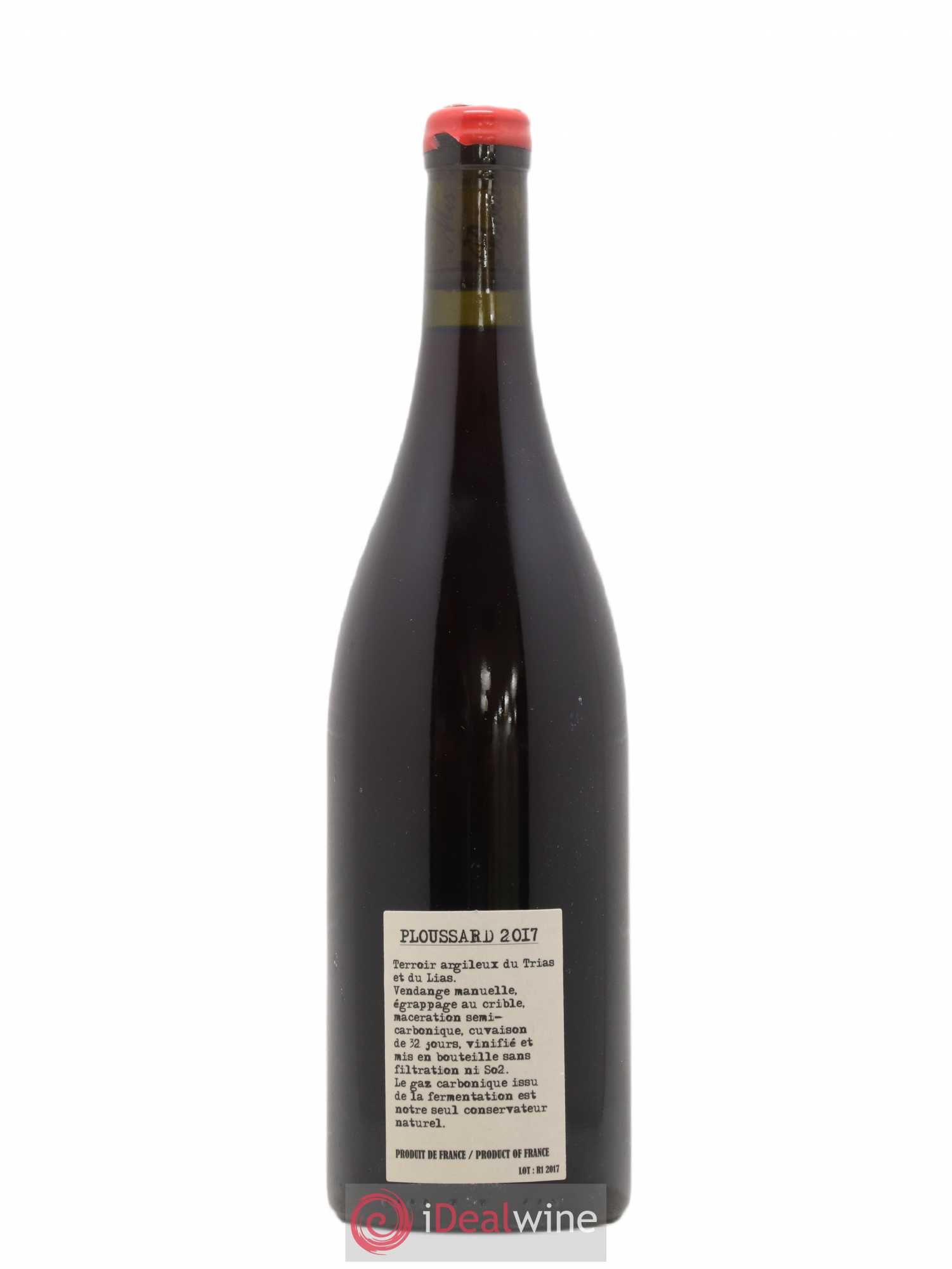 Arbois Ploussard Adeline Houillon & Renaud Bruyère 2017 - Lot de 1 bouteille - 1