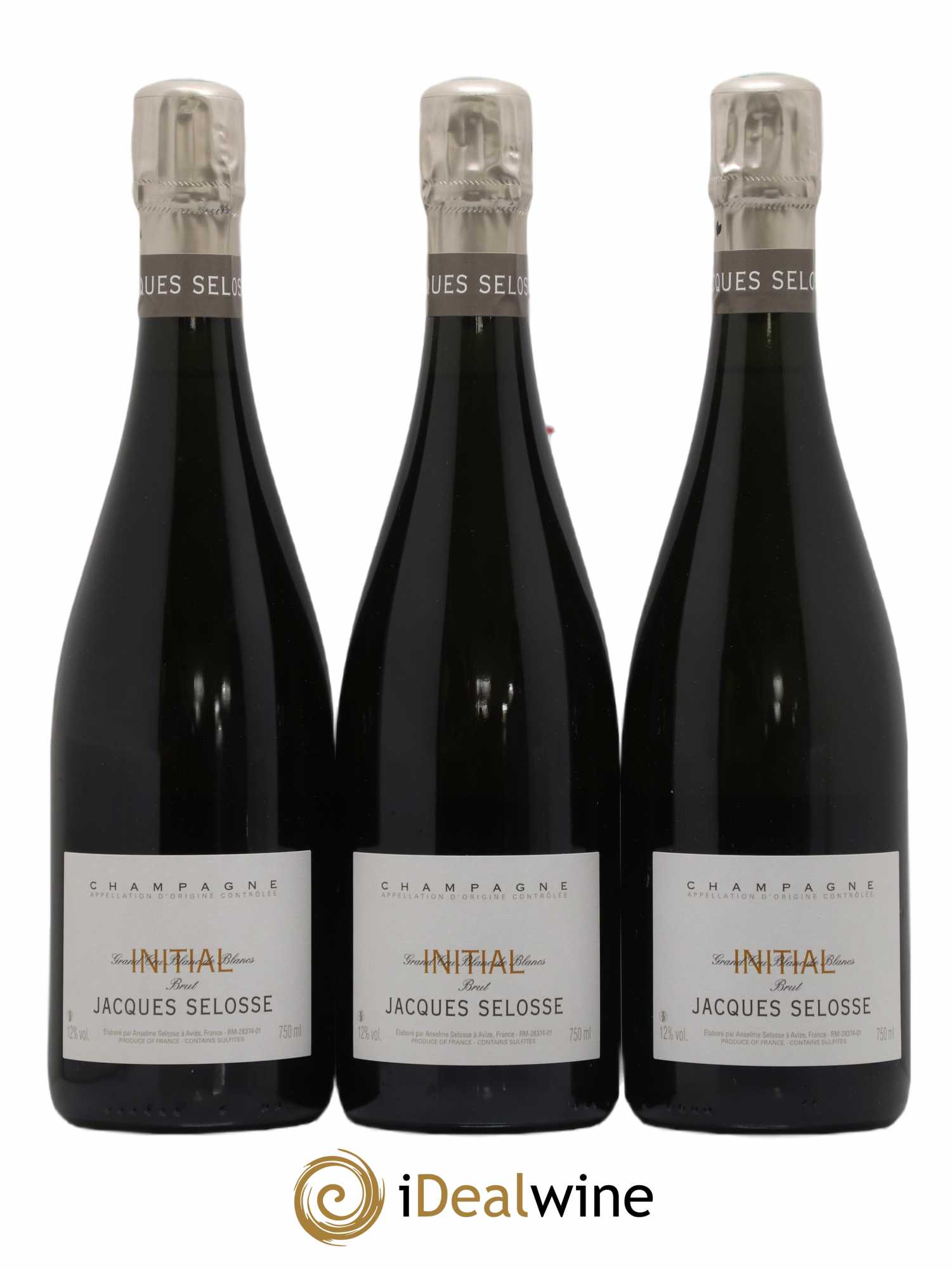 Initial Brut Jacques Selosse - Lot de 3 bouteilles - 0