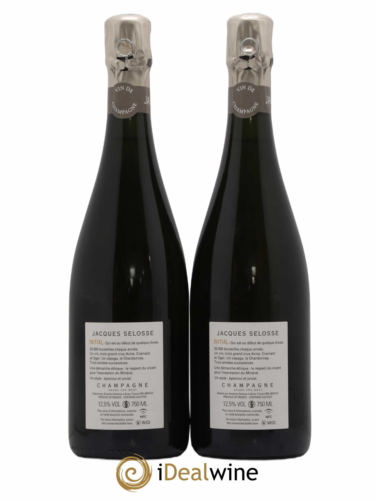 Initial Brut Jacques Selosse - Lot de 2 bouteilles - 1