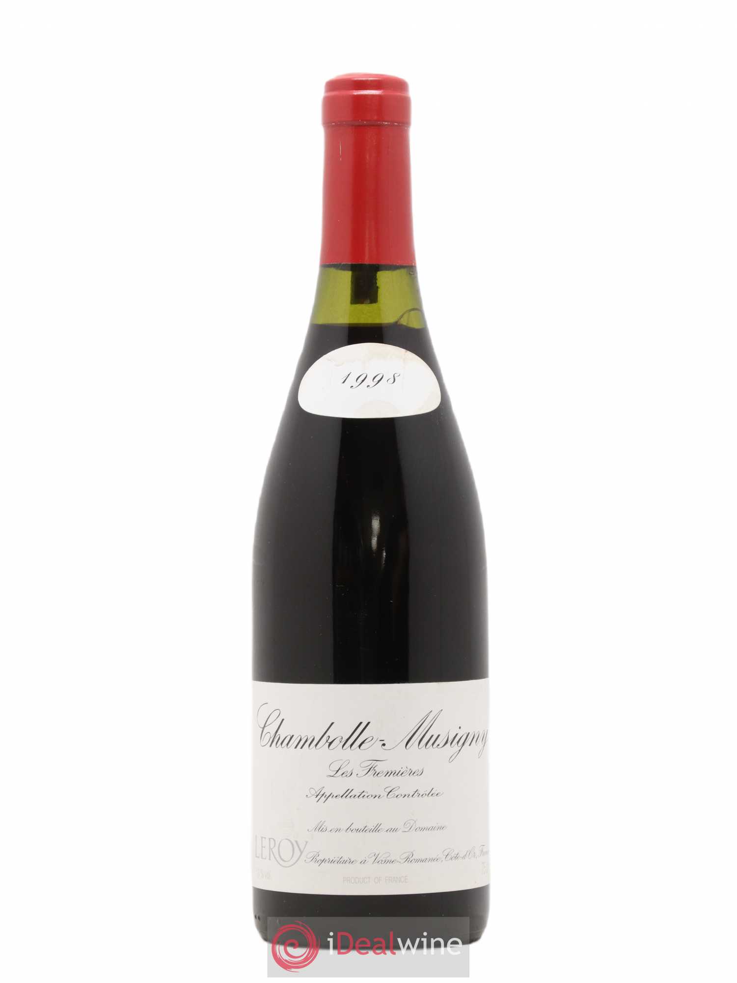 Chambolle-Musigny Les Fremières Leroy (Domaine) 1998 - Lot de 1 bouteille - 0