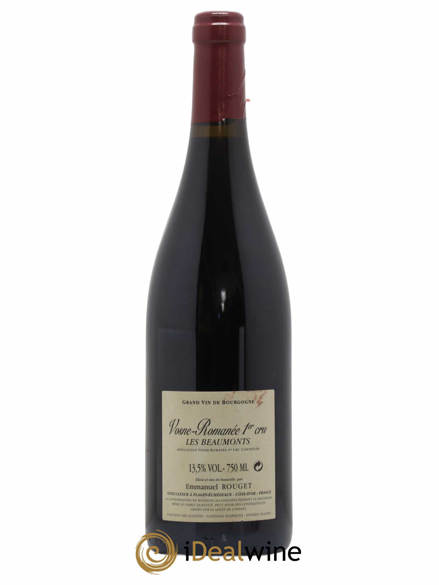 Vosne-Romanée 1er Cru Les Beaumonts Emmanuel Rouget 2007 - Lot de 1 bouteille - 1