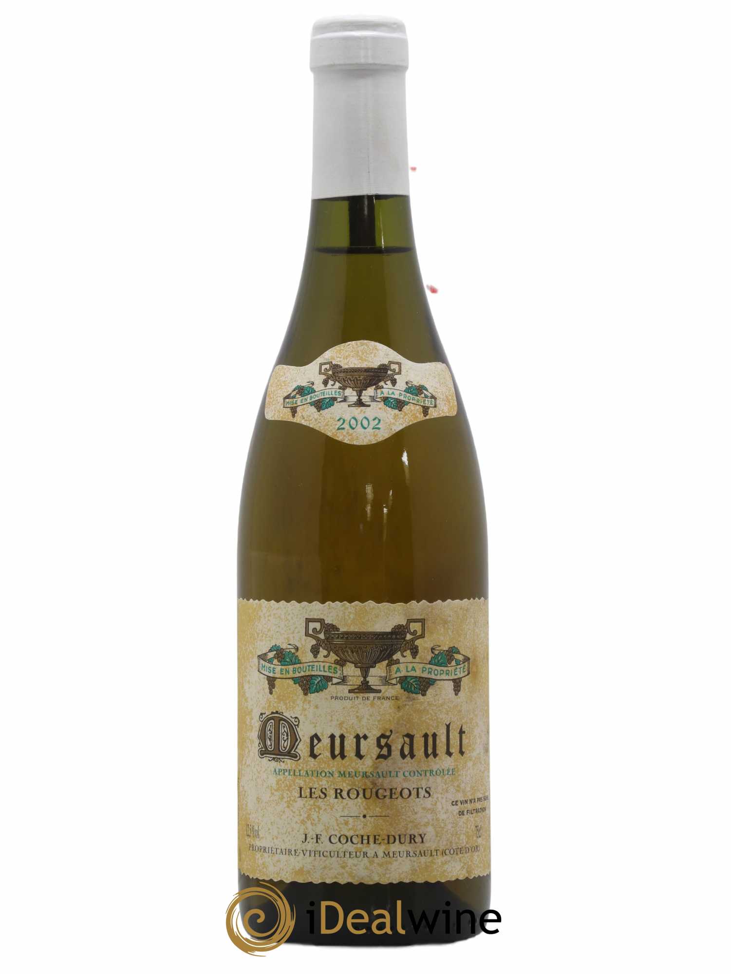 Meursault Les Rougeots Coche Dury (Domaine) 2002 - Lot de 1 bouteille - 0