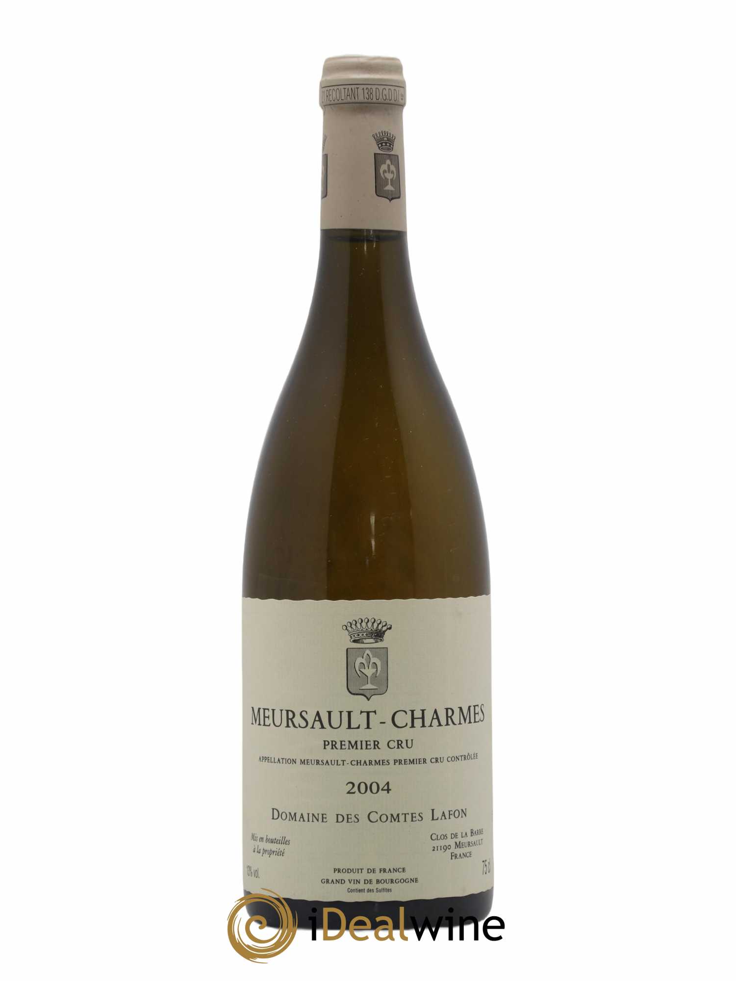 Meursault 1er Cru Charmes Comtes Lafon (Domaine des) 2004 - Posten von 1 Flasche - 0