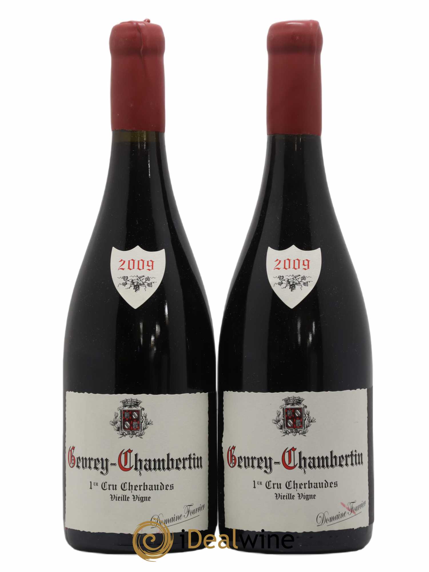 Gevrey-Chambertin 1er Cru Les Cherbaudes Vieille Vigne Fourrier (Domaine) 2009 - Lot de 2 bouteilles - 0