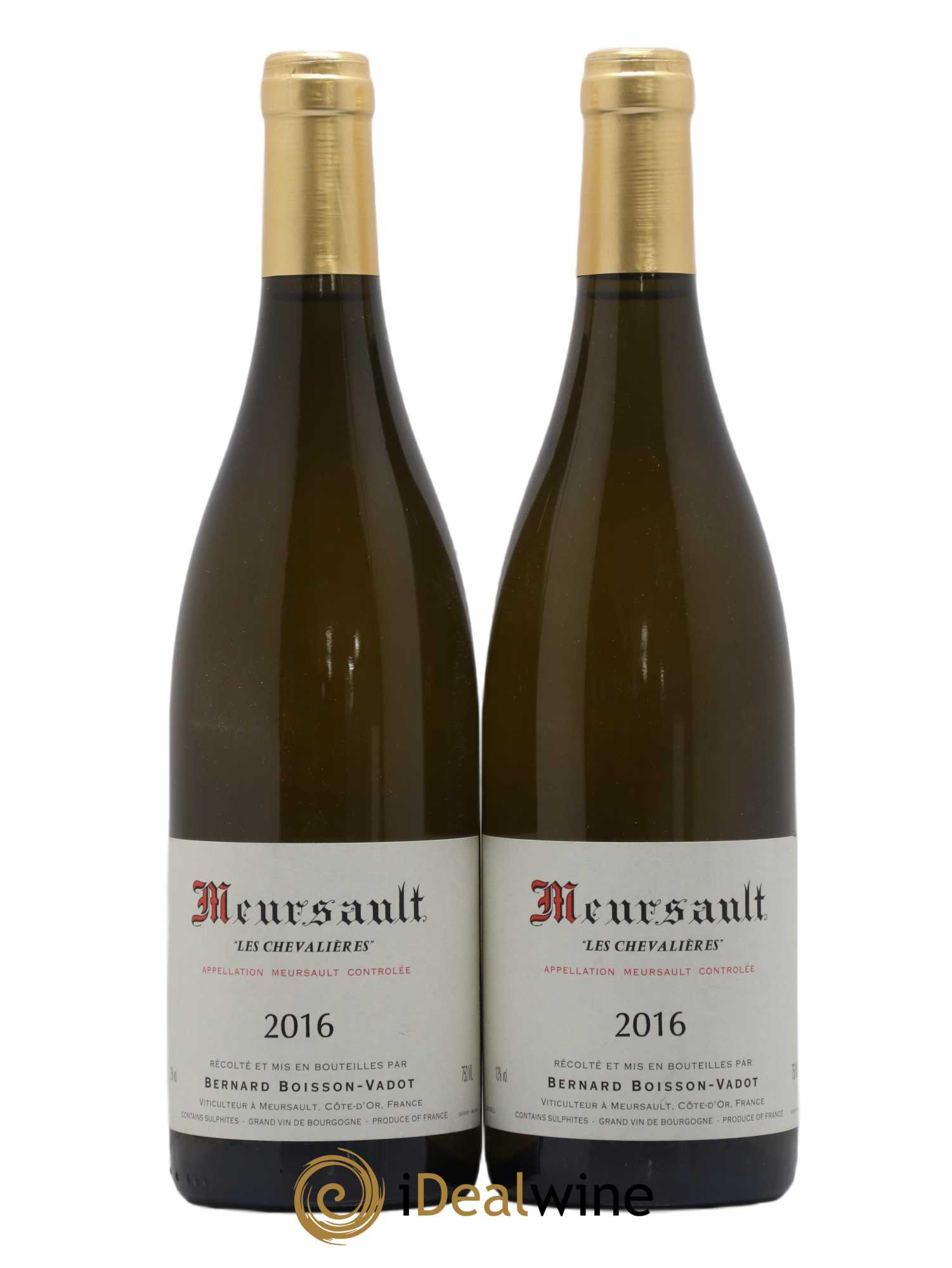 Meursault Les Chevalières Boisson-Vadot (Domaine) 2016 - Lot de 2 bouteilles - 0