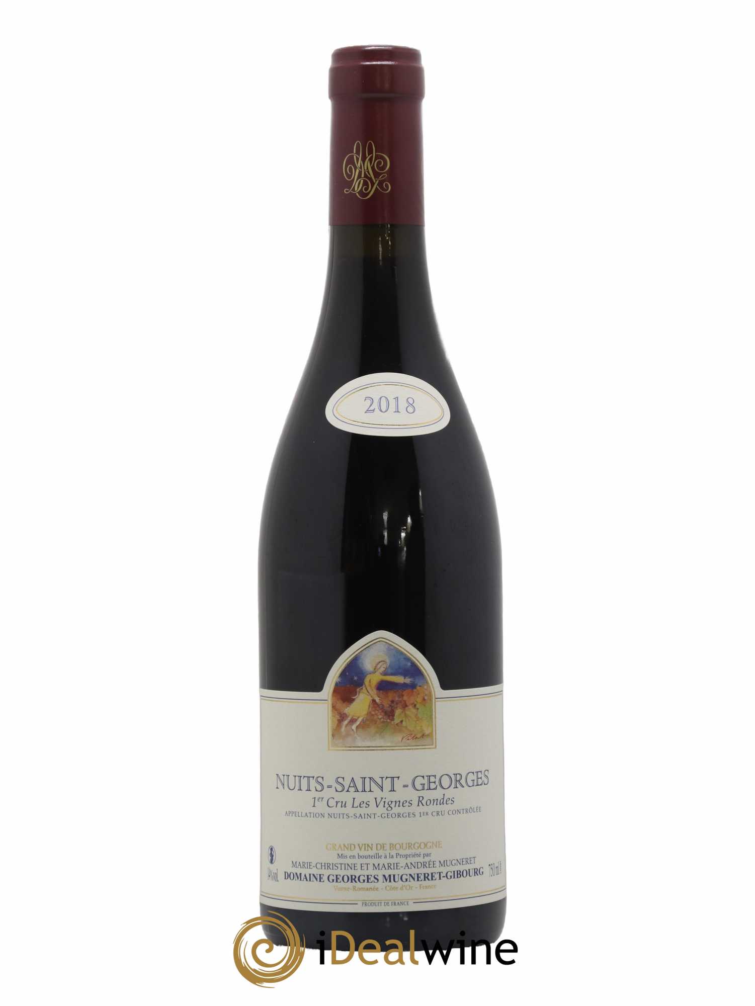 Nuits-Saint-Georges 1er Cru Les Vignes Rondes Mugneret-Gibourg (Domaine) 2018 - Lot de 1 bouteille - 0