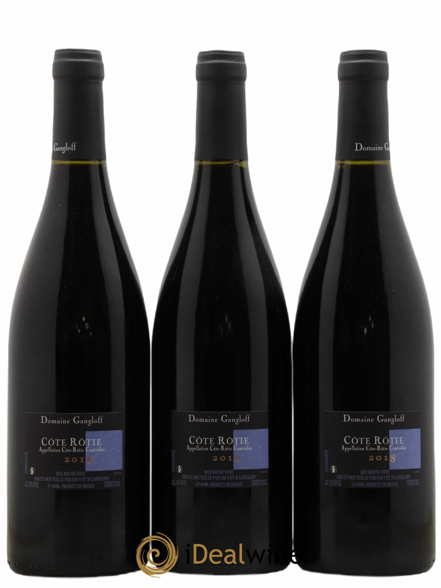 Côte-Rôtie La Barbarine Gangloff (Domaine) 2018 - Lot de 3 bouteilles - 1