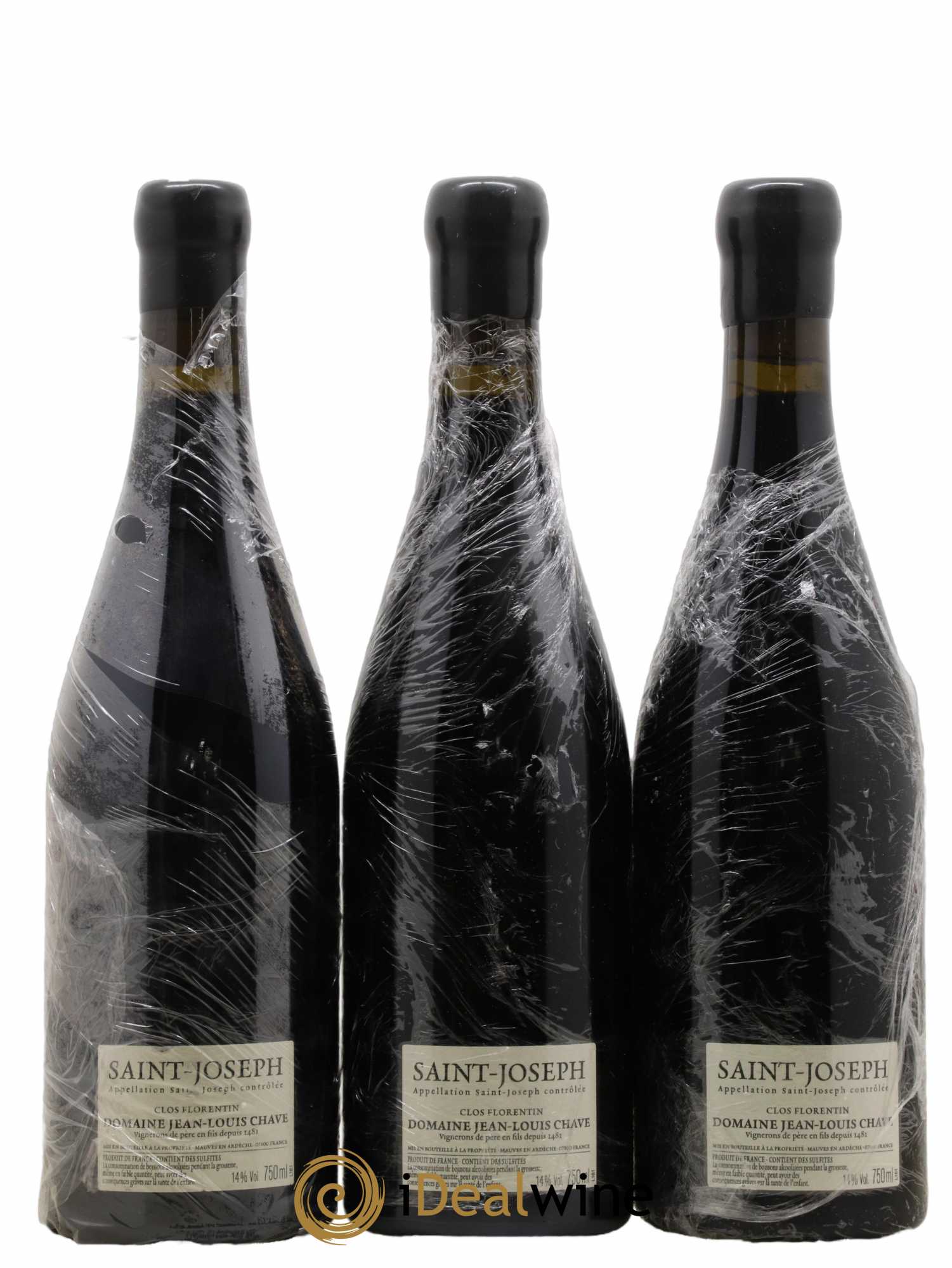 Saint-Joseph Clos Florentin Jean-Louis Chave 2016 - Lot de 3 bouteilles - 1