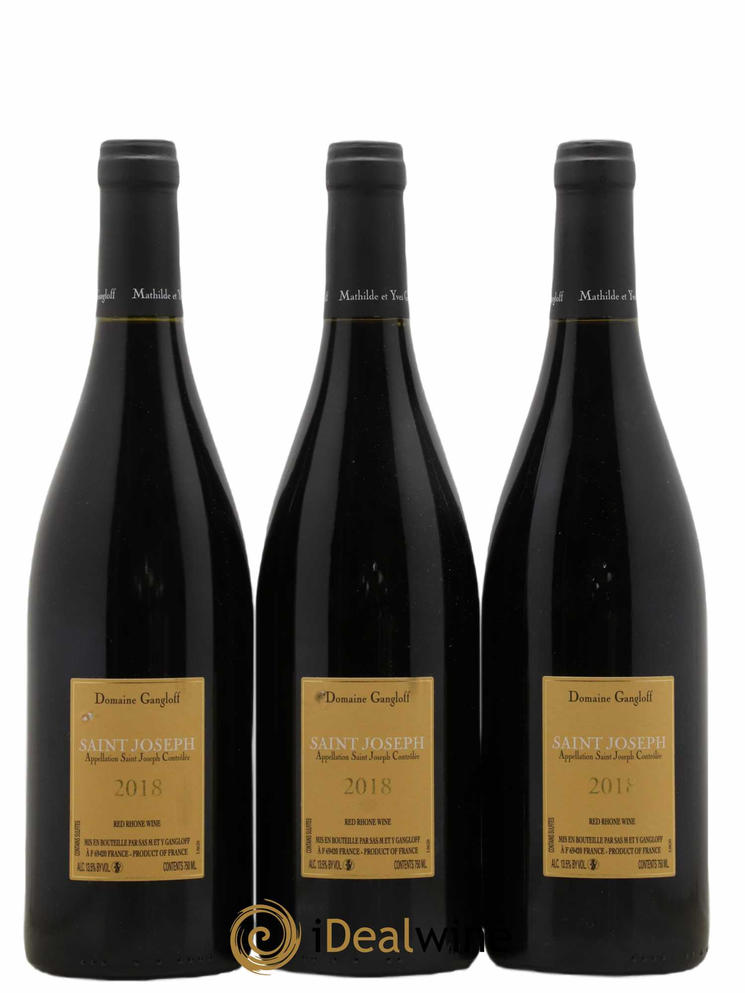Saint-Joseph Gangloff (Domaine) 2018 - Lot of 3 bottles - 1