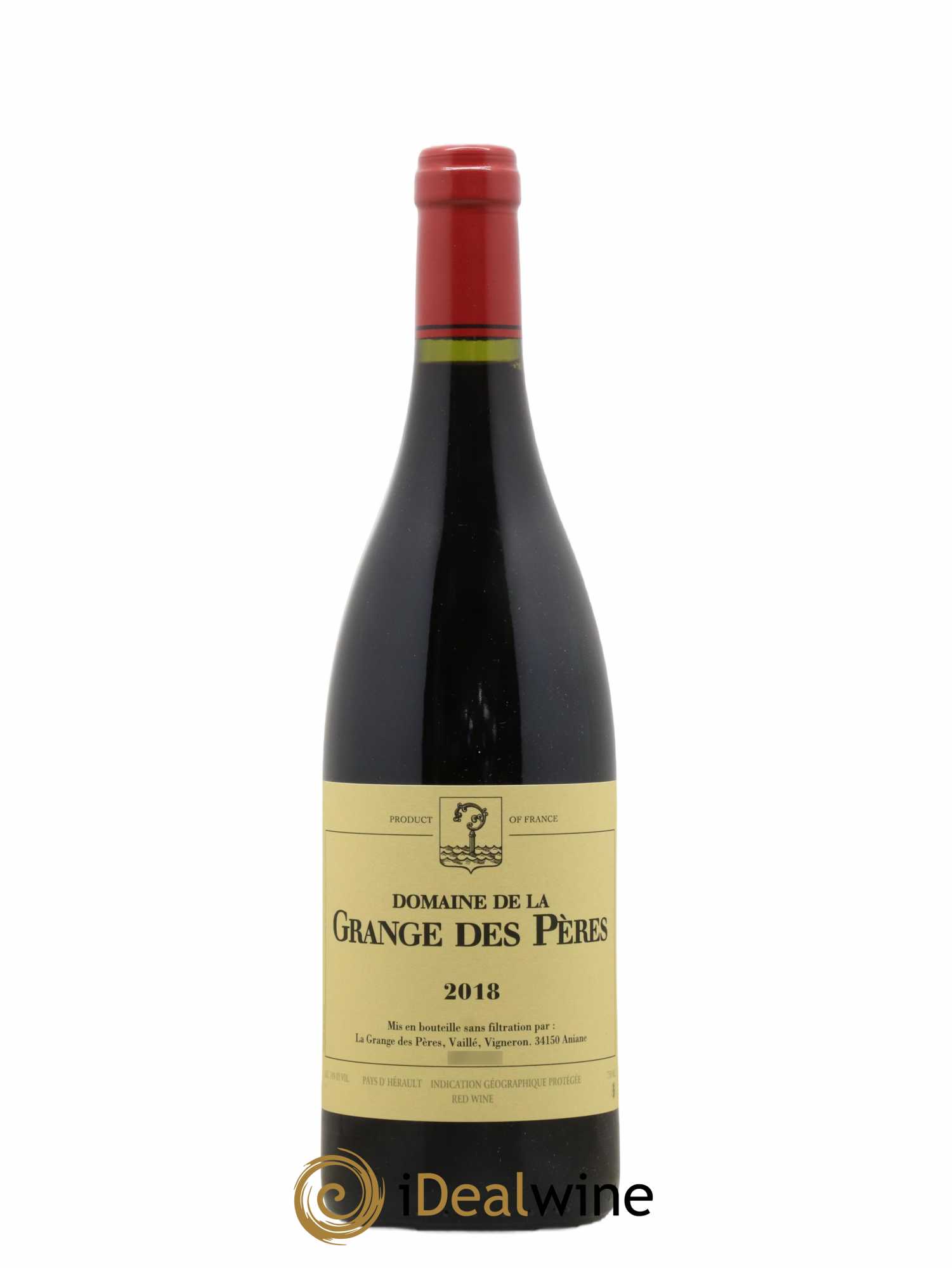 Pays d'Hérault Grange des Pères Laurent Vaillé 2018 - Lot de 1 bouteille - 0