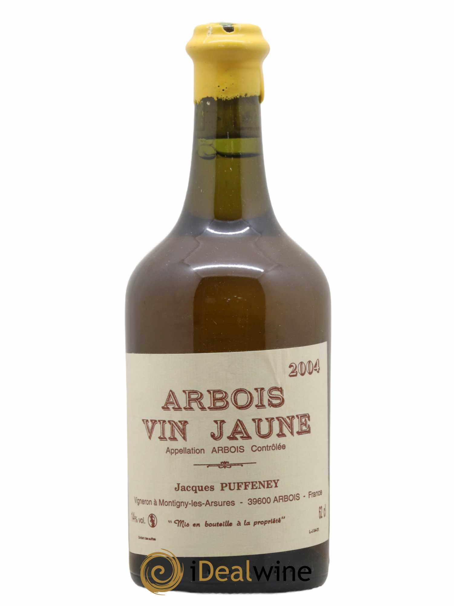 Arbois Vin Jaune Jacques Puffeney 2004 - Lot de 1 bouteille - 0