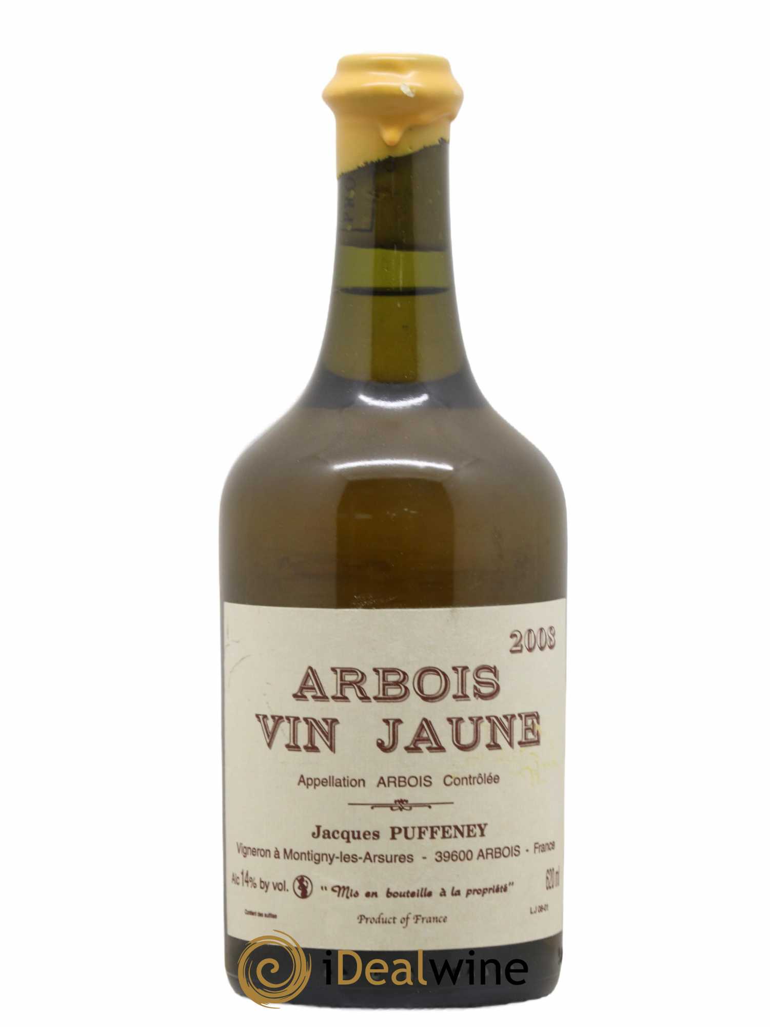 Arbois Vin Jaune Jacques Puffeney 2008 - Lot de 1 bouteille - 0