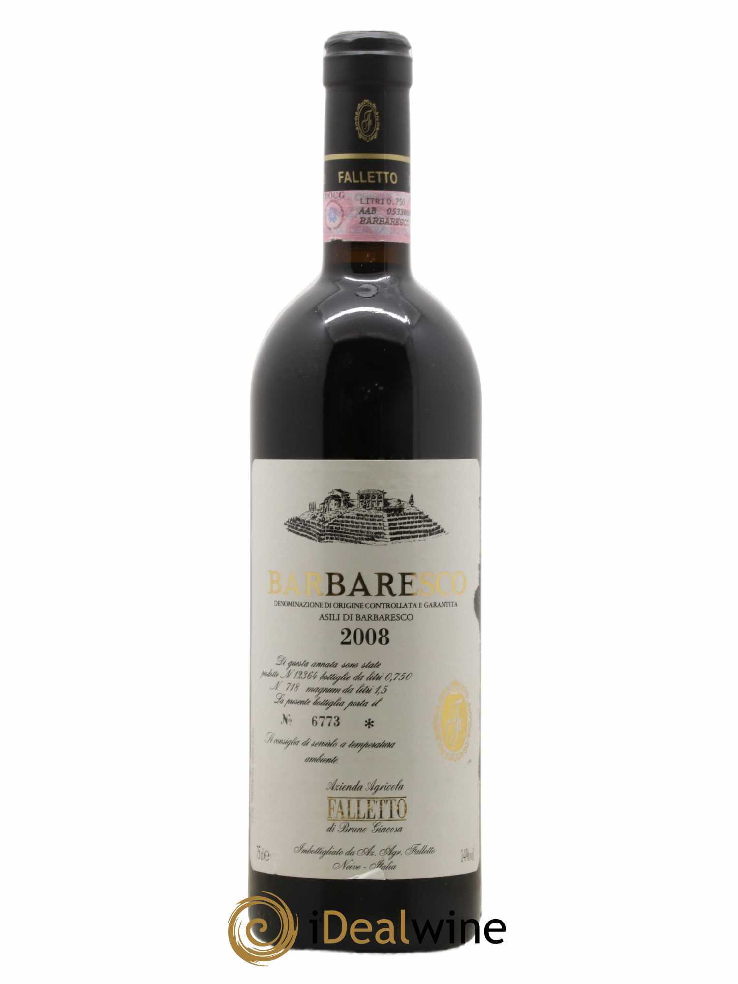 Barbaresco DOCG Falletto - Bruno Giacosa 2008 - Lot de 1 bouteille - 0