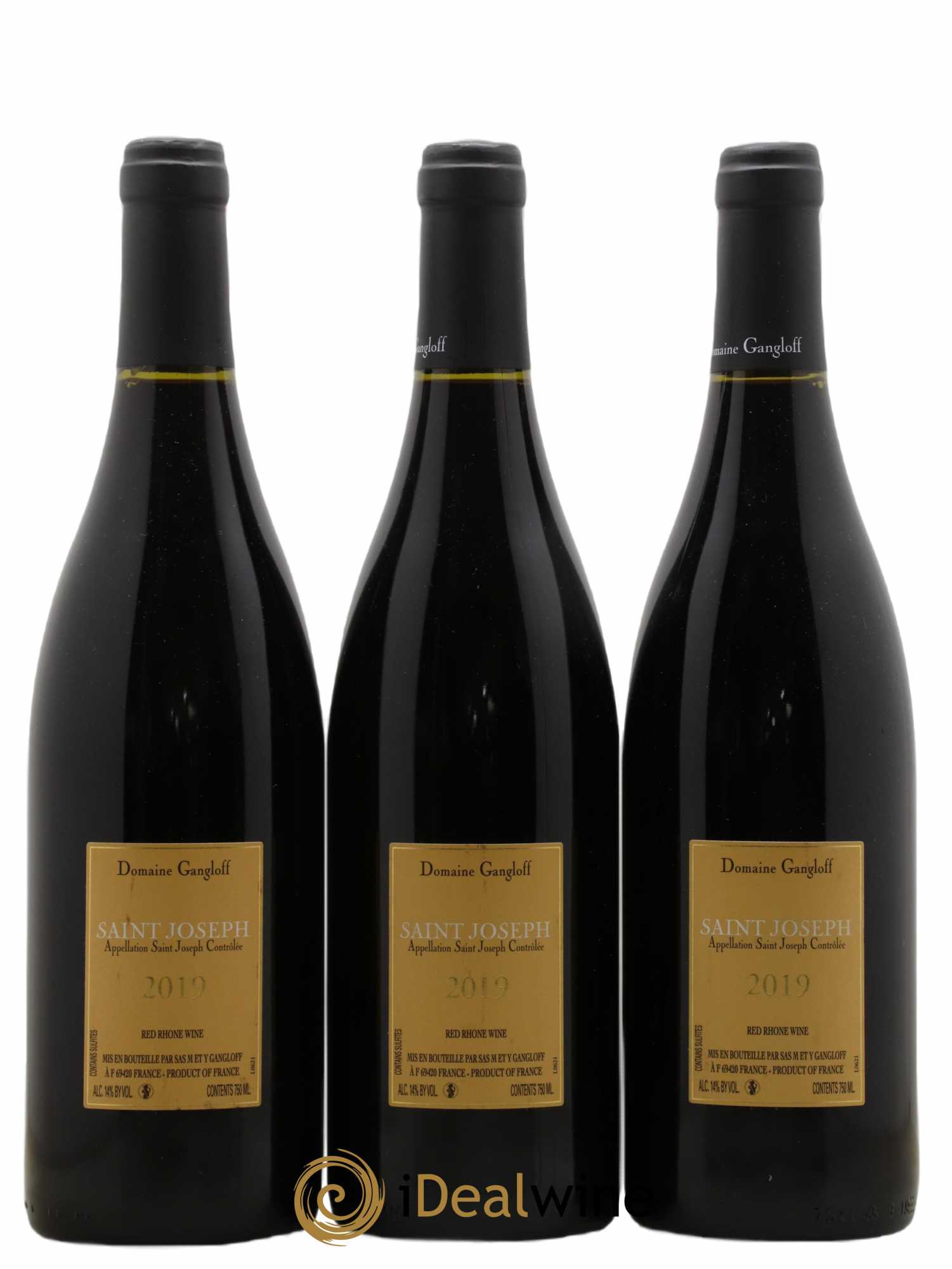 Saint-Joseph Gangloff (Domaine) 2019 - Lot de 3 bouteilles - 1
