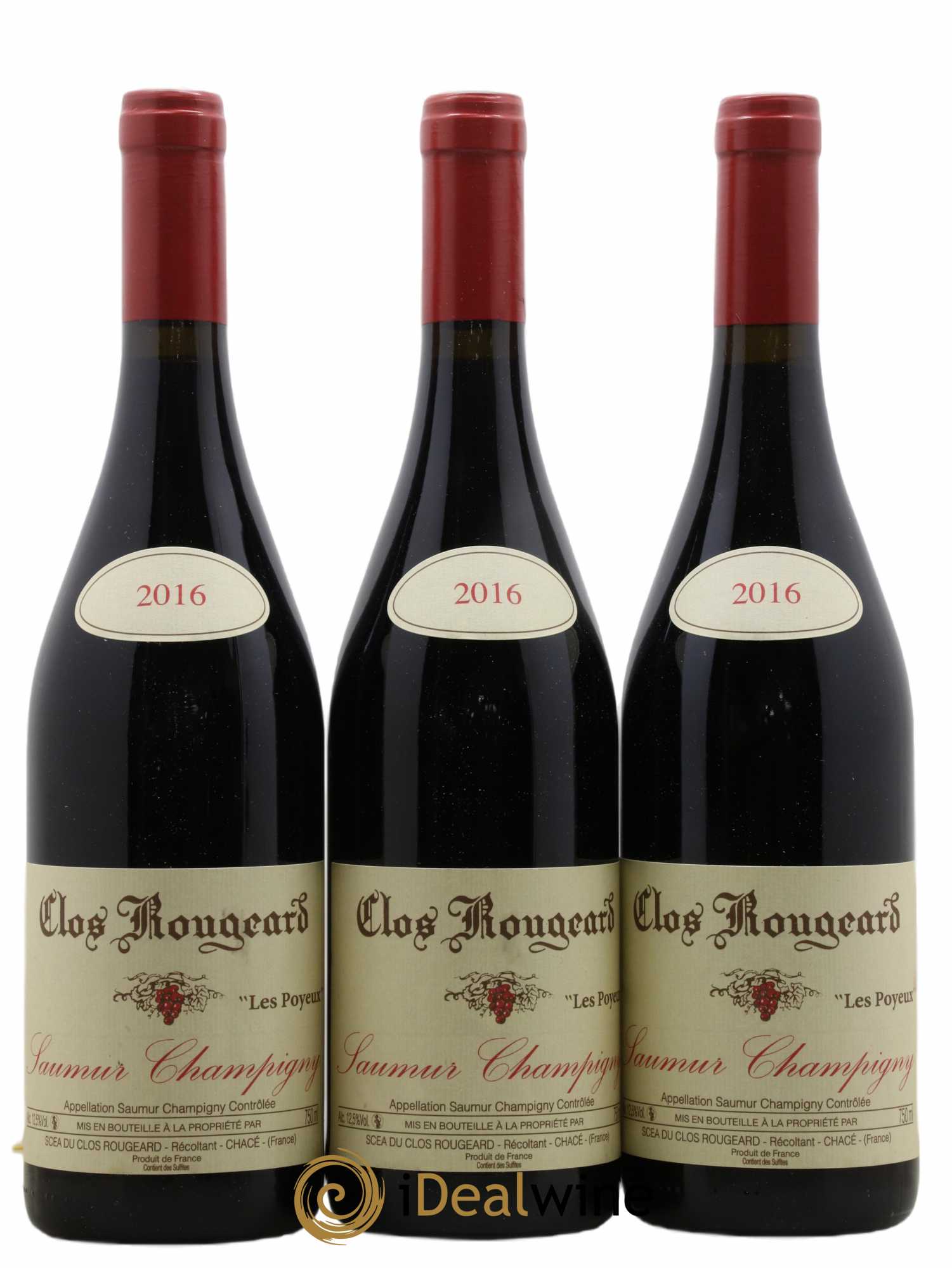 Saumur-Champigny Les Poyeux Clos Rougeard 2016 - Lot de 3 bouteilles - 0