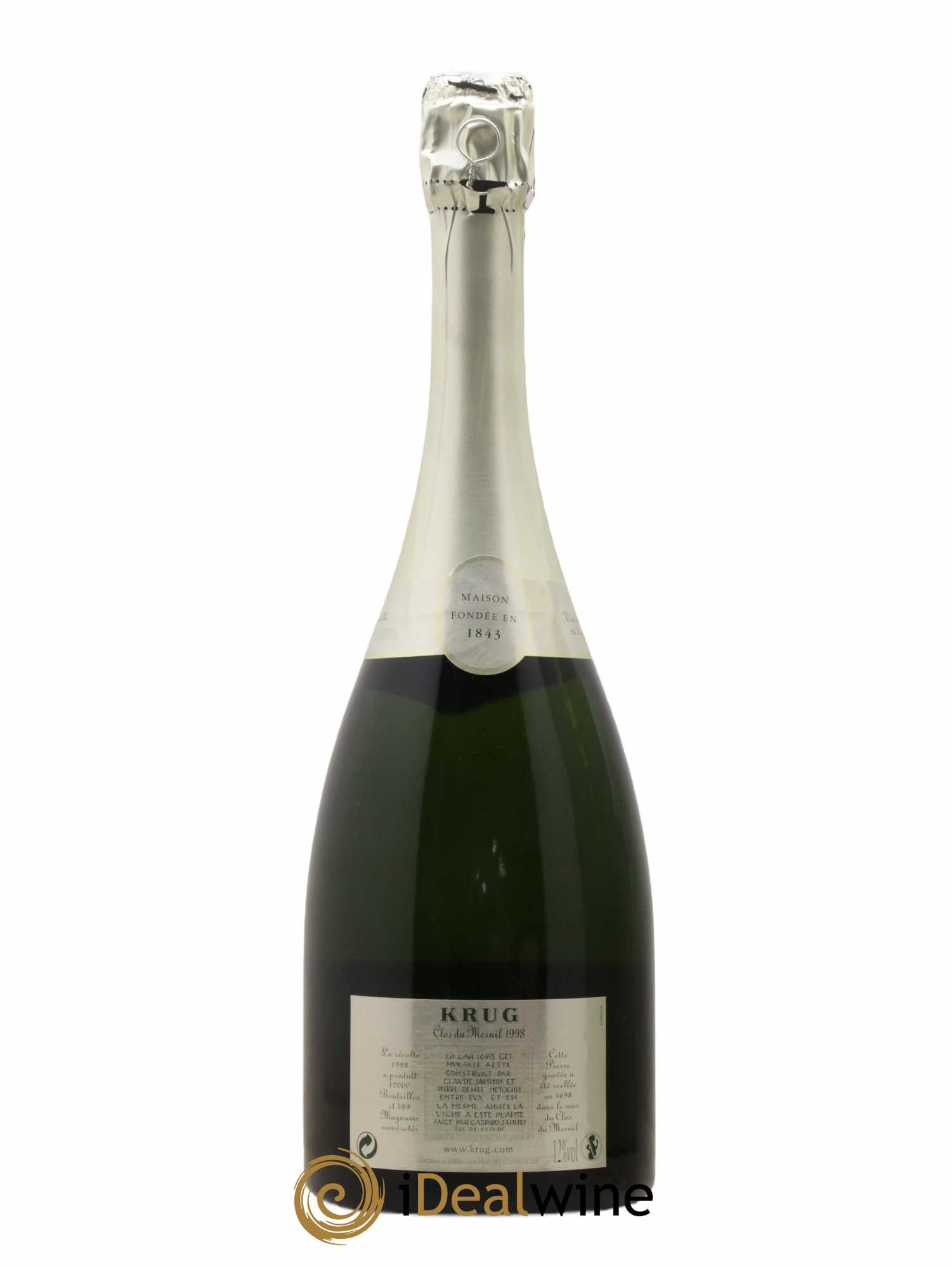 Clos du Mesnil Krug 1998 - Lotto di 1 bottiglia - 2