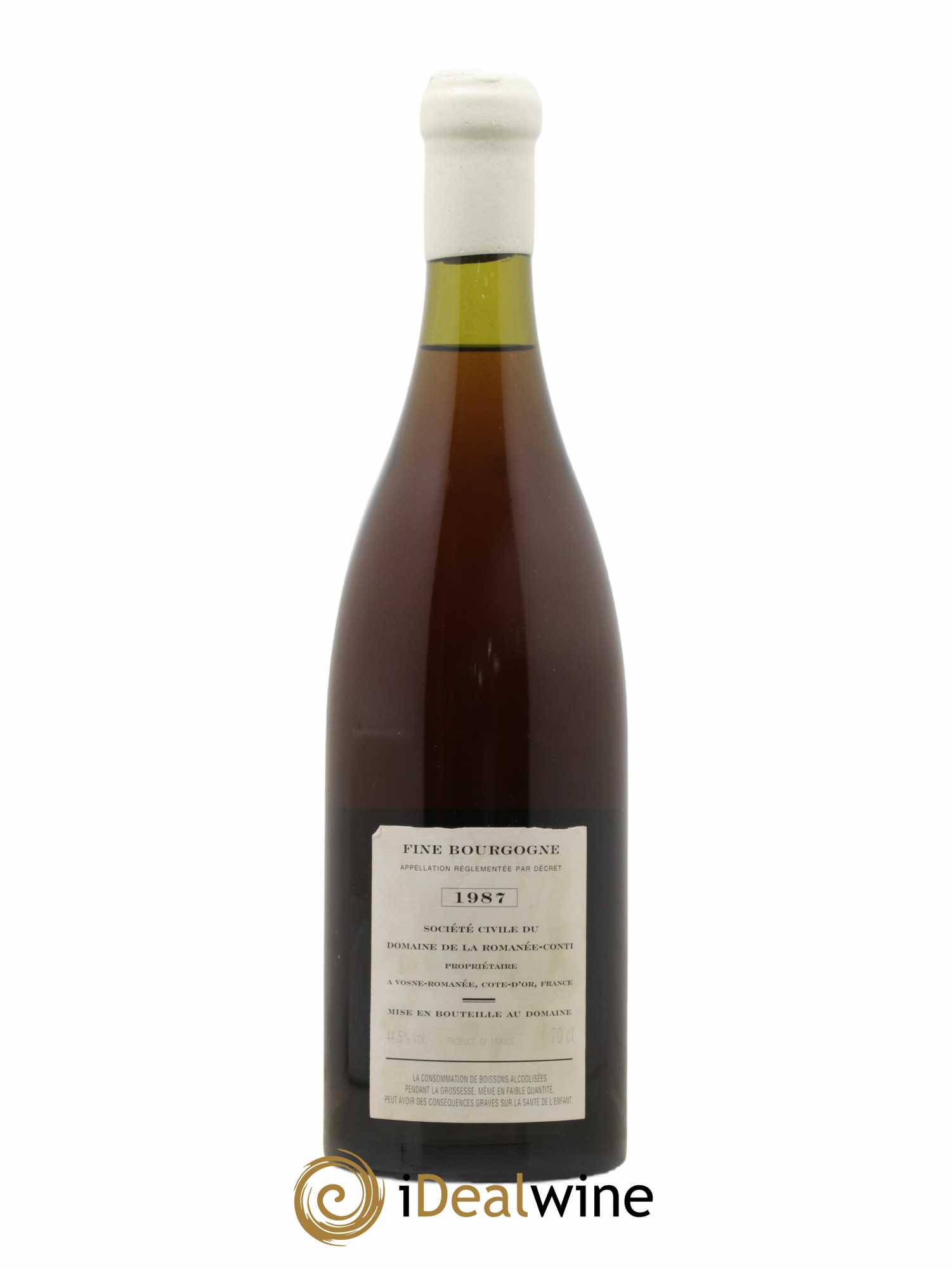Fine de Bourgogne La Romanée-Conti 1987 - Lot de 1 bouteille - 1