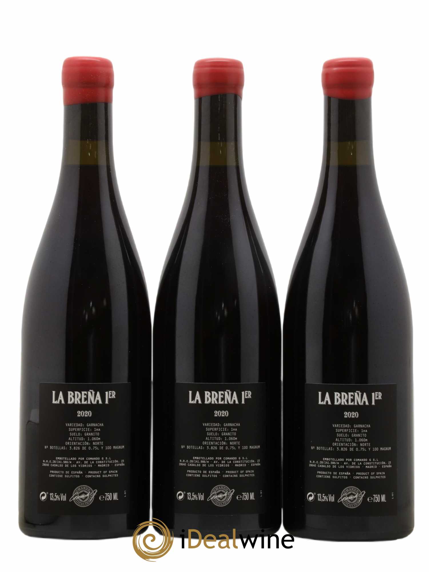 Vinos de Madrid DO Comando G La Breña Primer 2020 - Lot de 3 bouteilles - 1