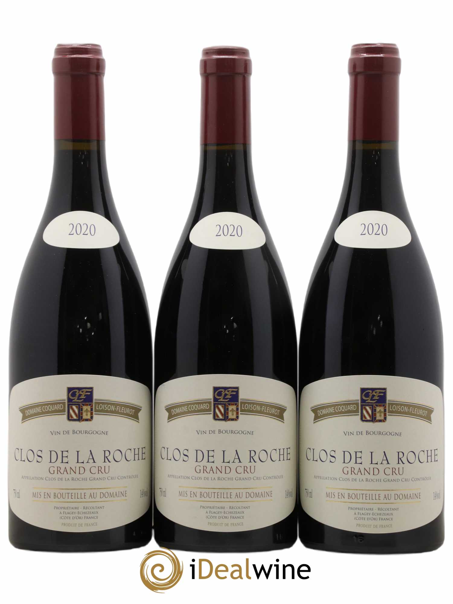 Clos de la Roche Grand Cru Coquard Loison-Fleurot 2020 - Lot de 3 bouteilles - 0