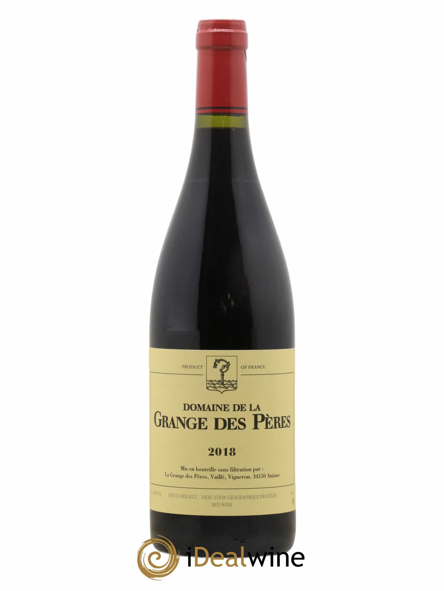 Pays d'Hérault Grange des Pères Laurent Vaillé (sans prix de réserve) 2018 - Lot de 1 bouteille - 0