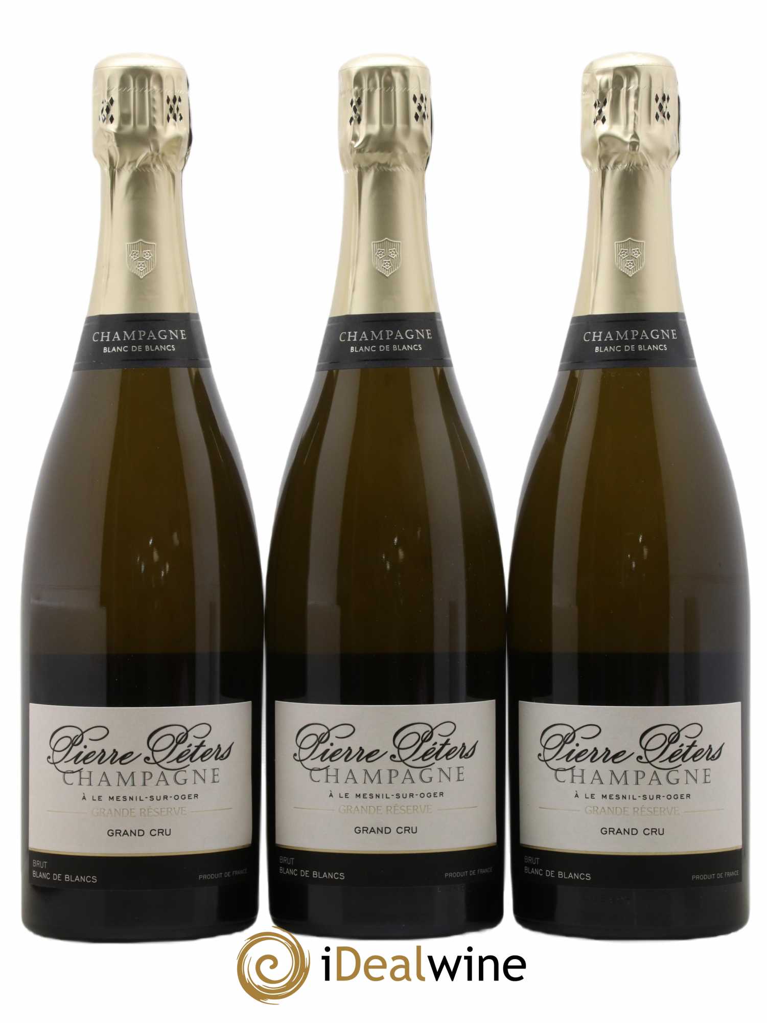 Blanc de Blancs Grande Réserve Pierre Péters - Lot de 3 bouteilles - 0