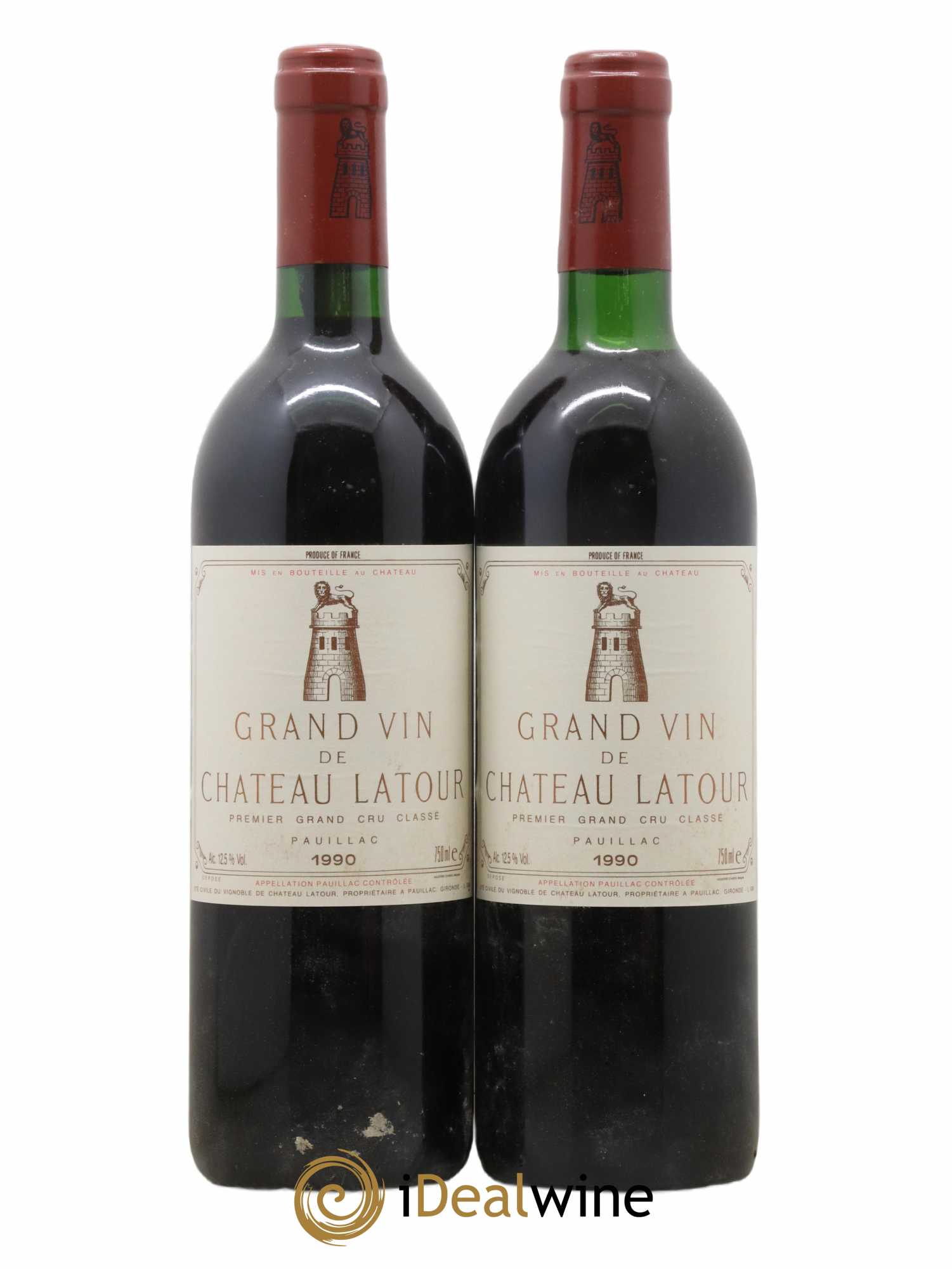 Château Latour 1er Grand Cru Classé 1990 - Lot de 2 bouteilles - 0