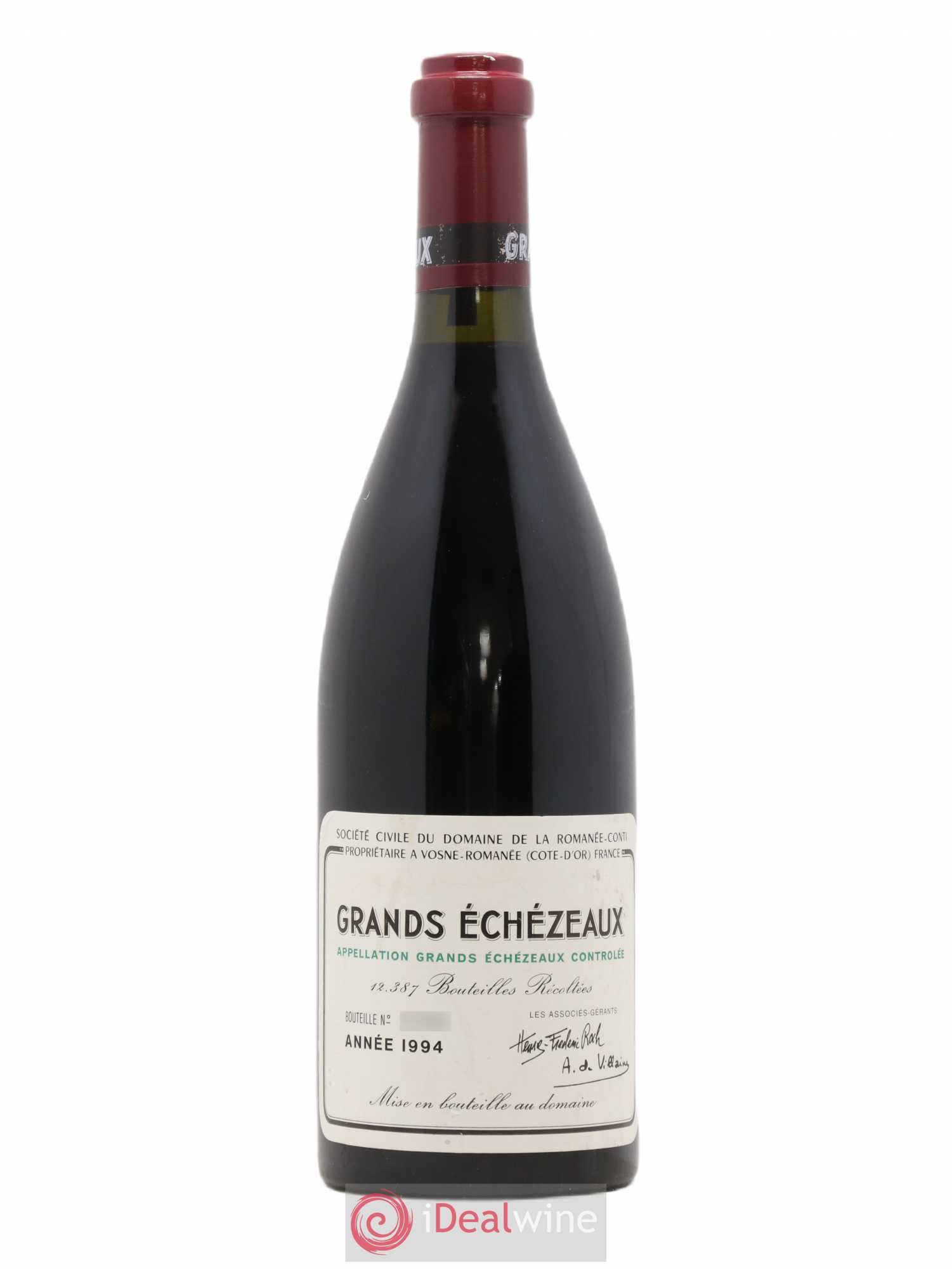 Grands-Echezeaux Grand Cru Domaine de la Romanée-Conti 1994 - Lot de 1 bouteille - 0