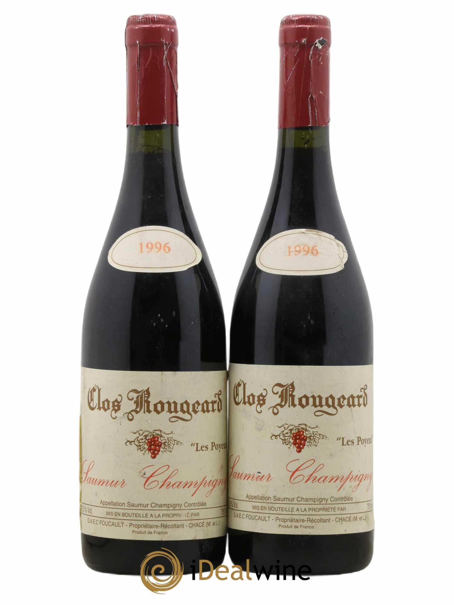 Saumur-Champigny Les Poyeux Clos Rougeard (sans prix de réserve) 1996 - Lot de 2 bouteilles - 0