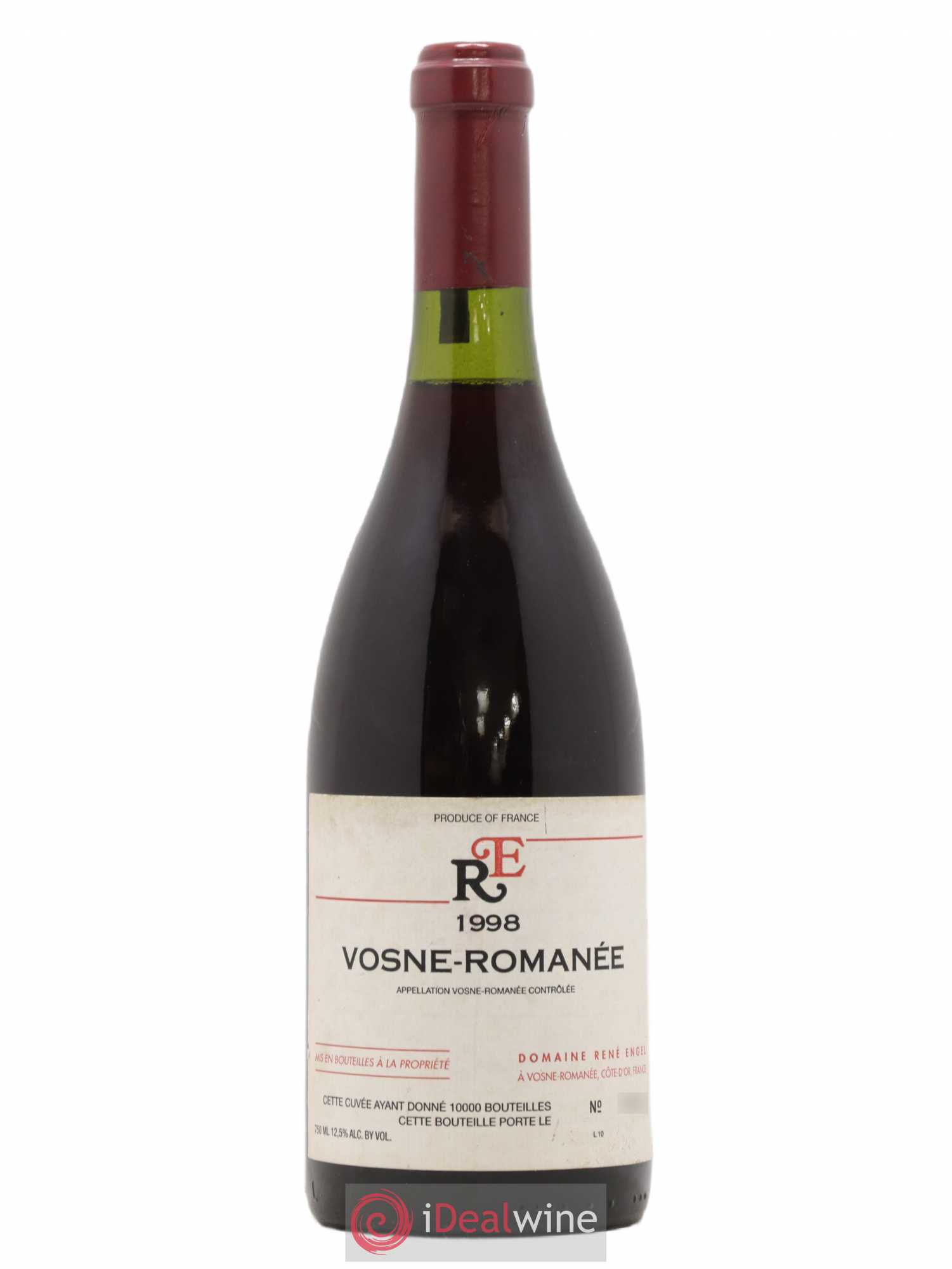 Vosne-Romanée Domaine René Engel - Domaine Eugénie 1998 - Lot de 1 bouteille - 0
