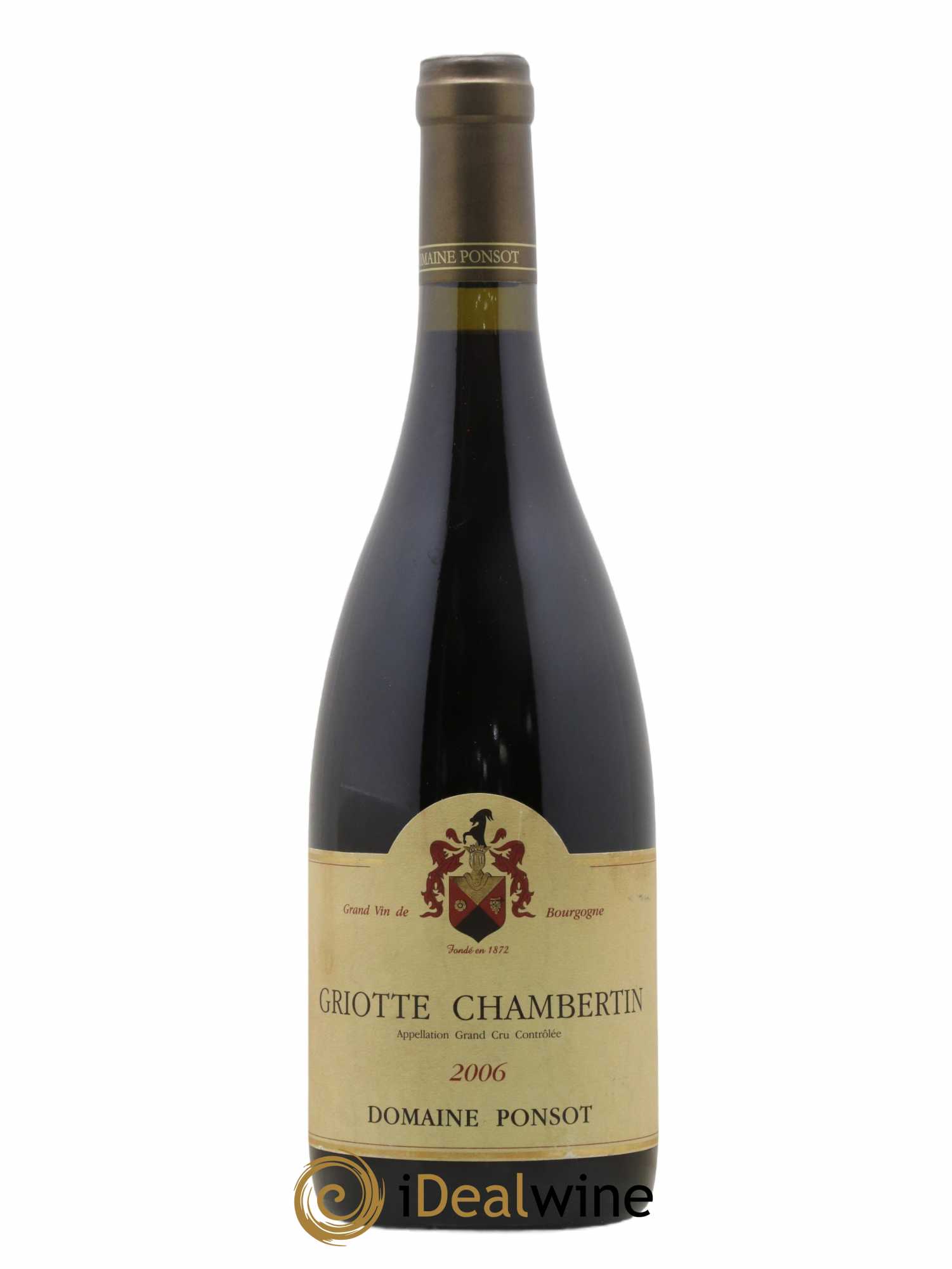 Griotte-Chambertin Grand Cru Ponsot (Domaine) 2006 - Lot de 1 bouteille - 0