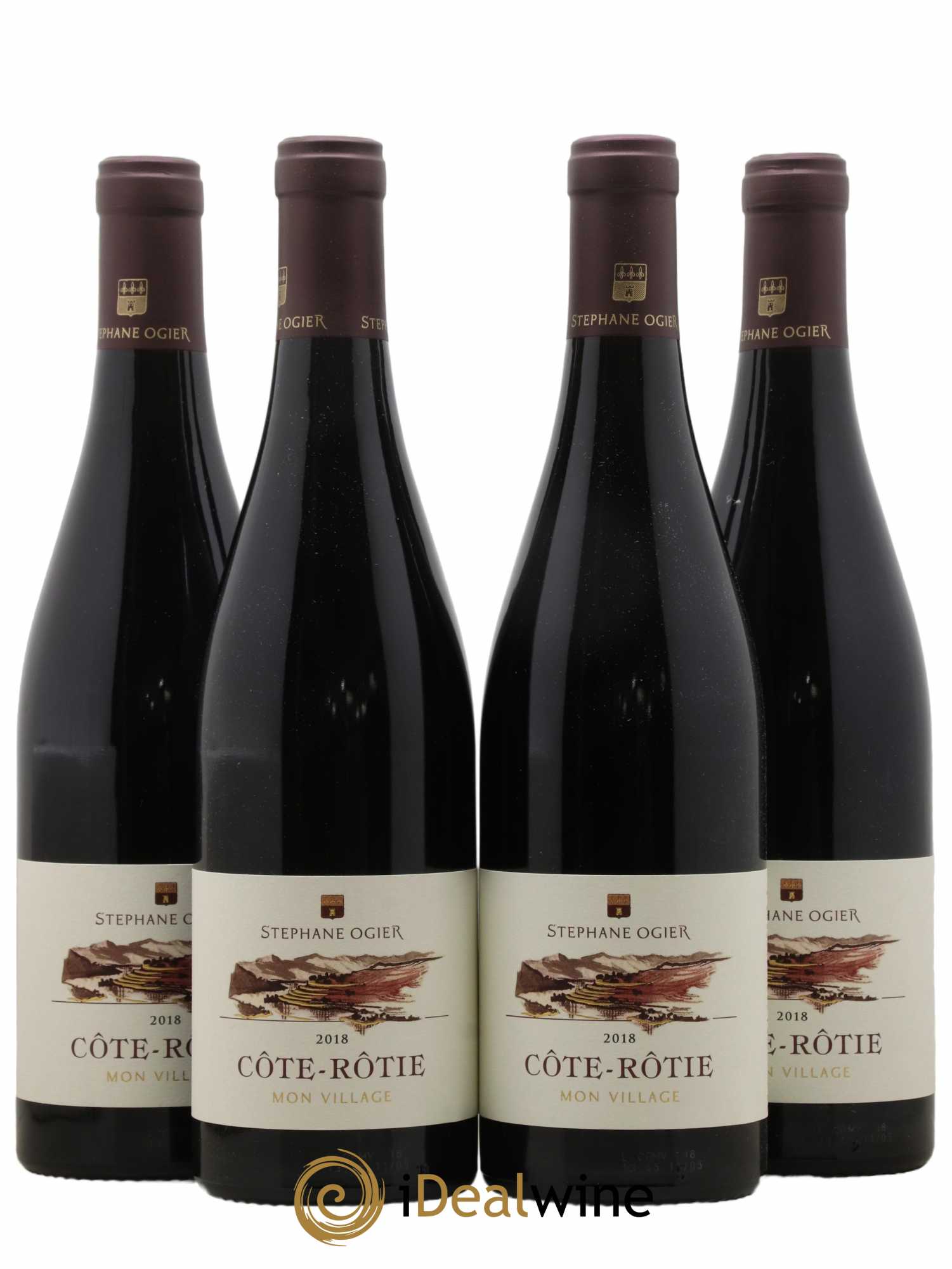 Côte-Rôtie Mon Village Stéphane Ogier 2018 - Lot de 4 bouteilles - 0