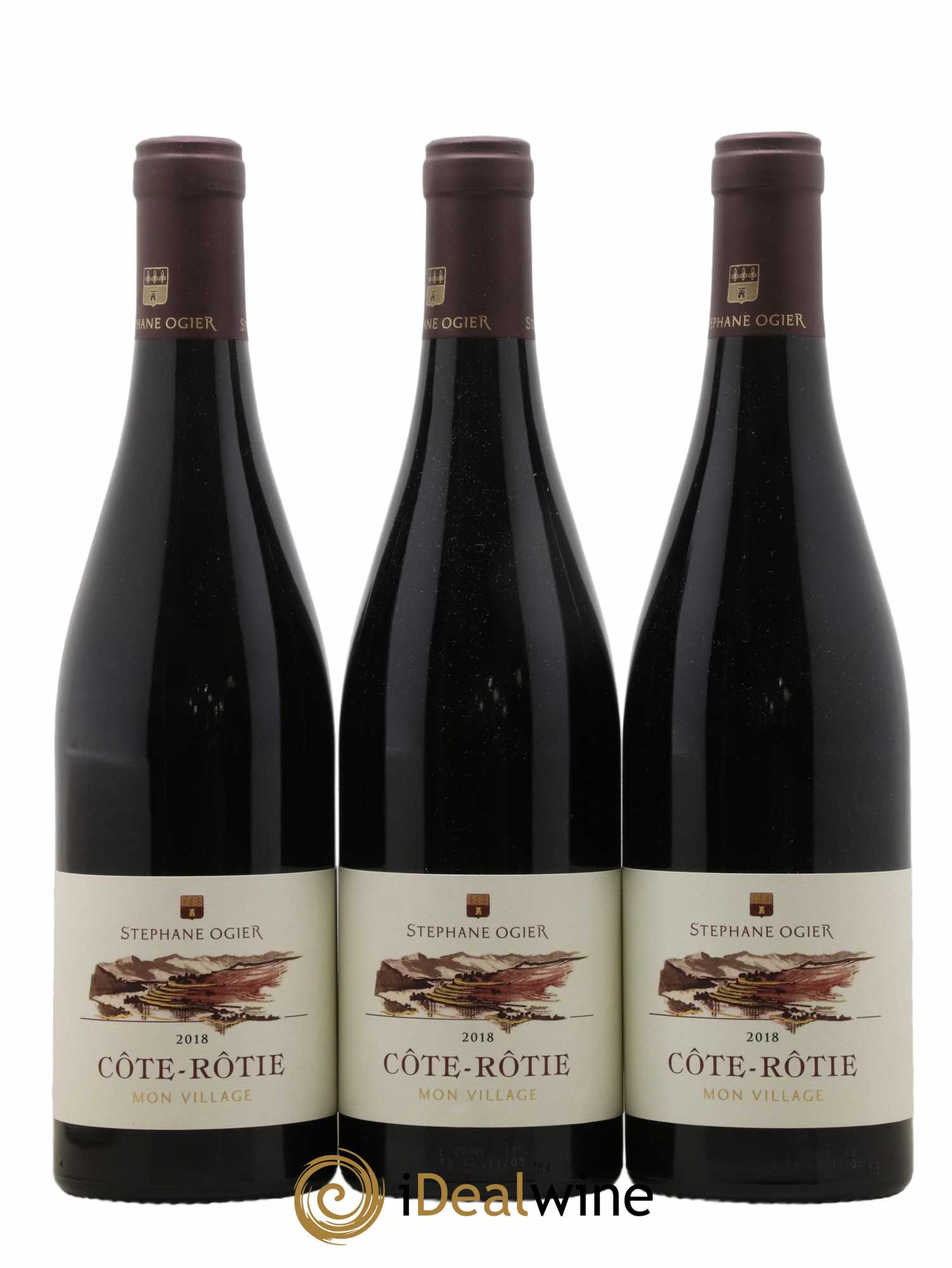 Côte-Rôtie Mon Village Stéphane Ogier 2018 - Lot de 3 bouteilles - 0