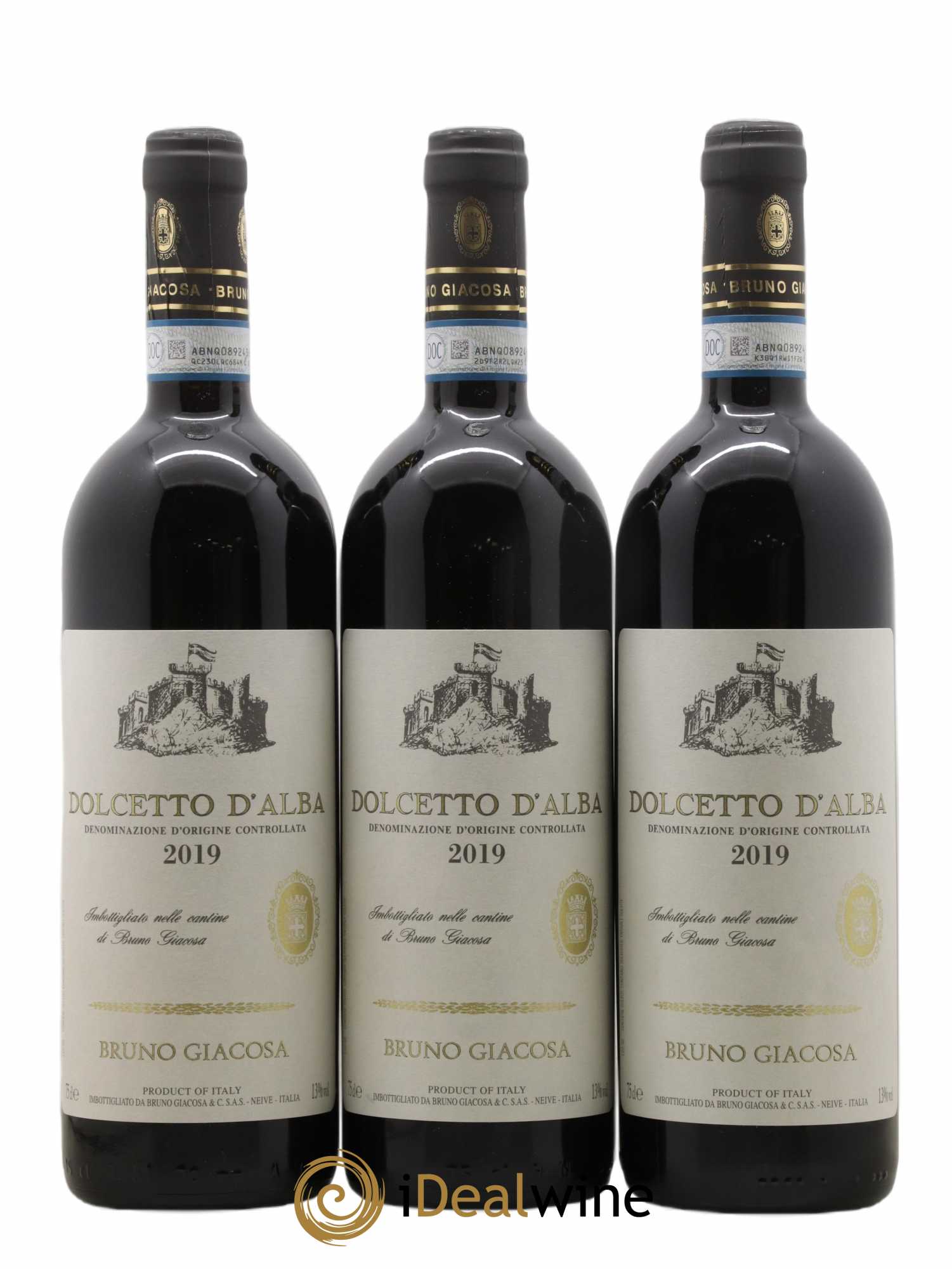 Dolcetto d'Alba DOC Casa Vinicola Bruno Giacosa 2019 - Lot de 3 bouteilles - 0